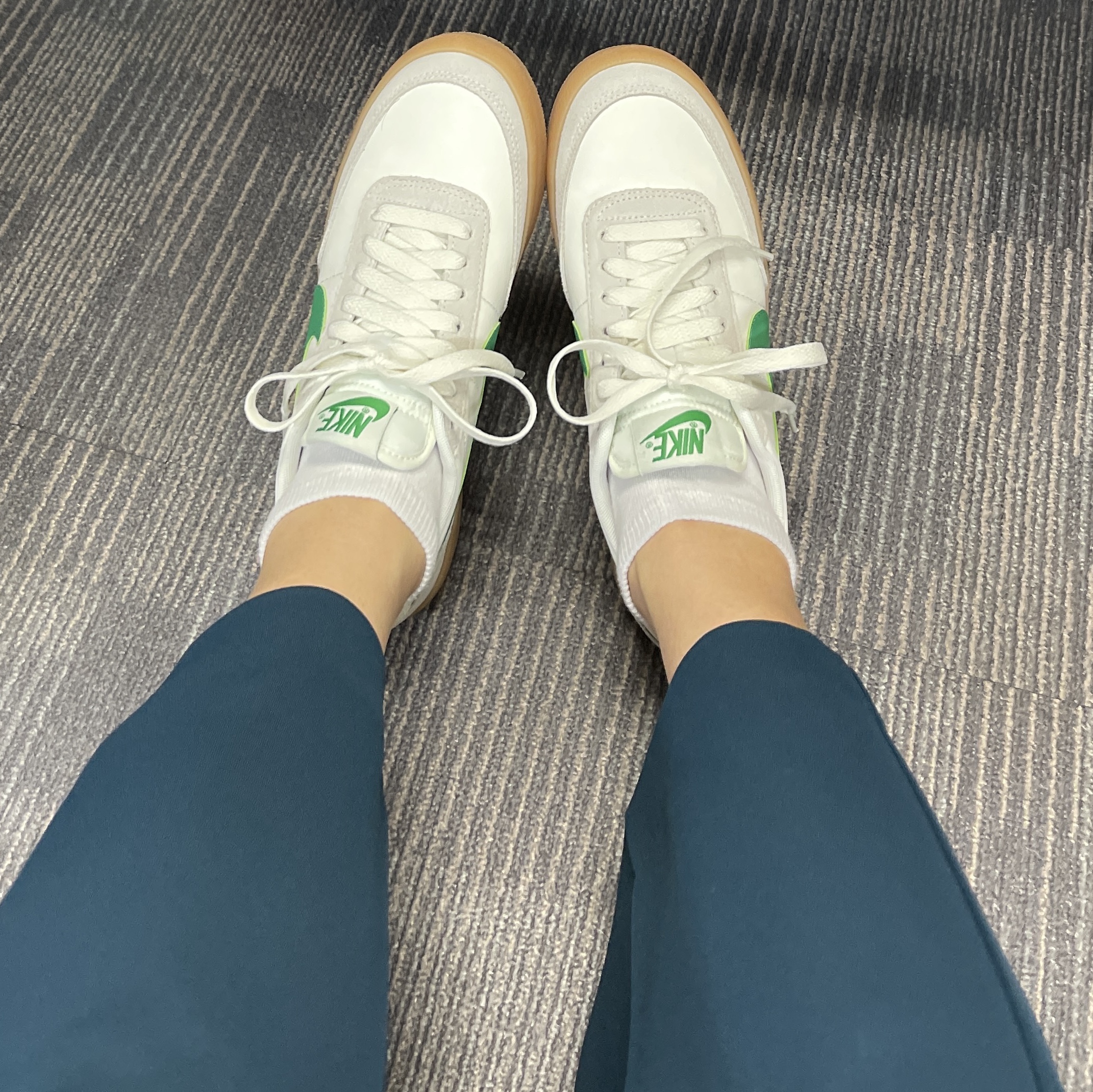 Nike x J.Crew Killshot 2 Lucid Green 착용 스타일