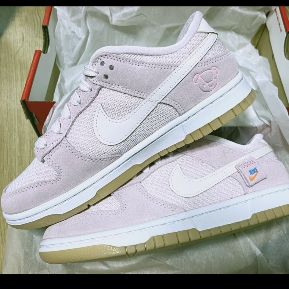 (W) Nike Dunk Low SE Light Soft Pink 착용 스타일