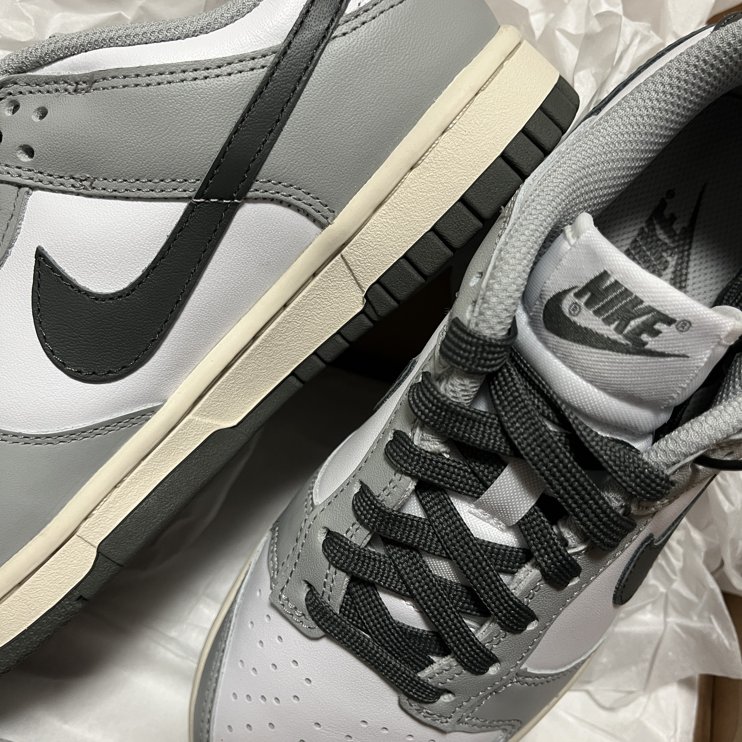 (W) Nike Dunk Low Light Smoke Grey 착용 스타일