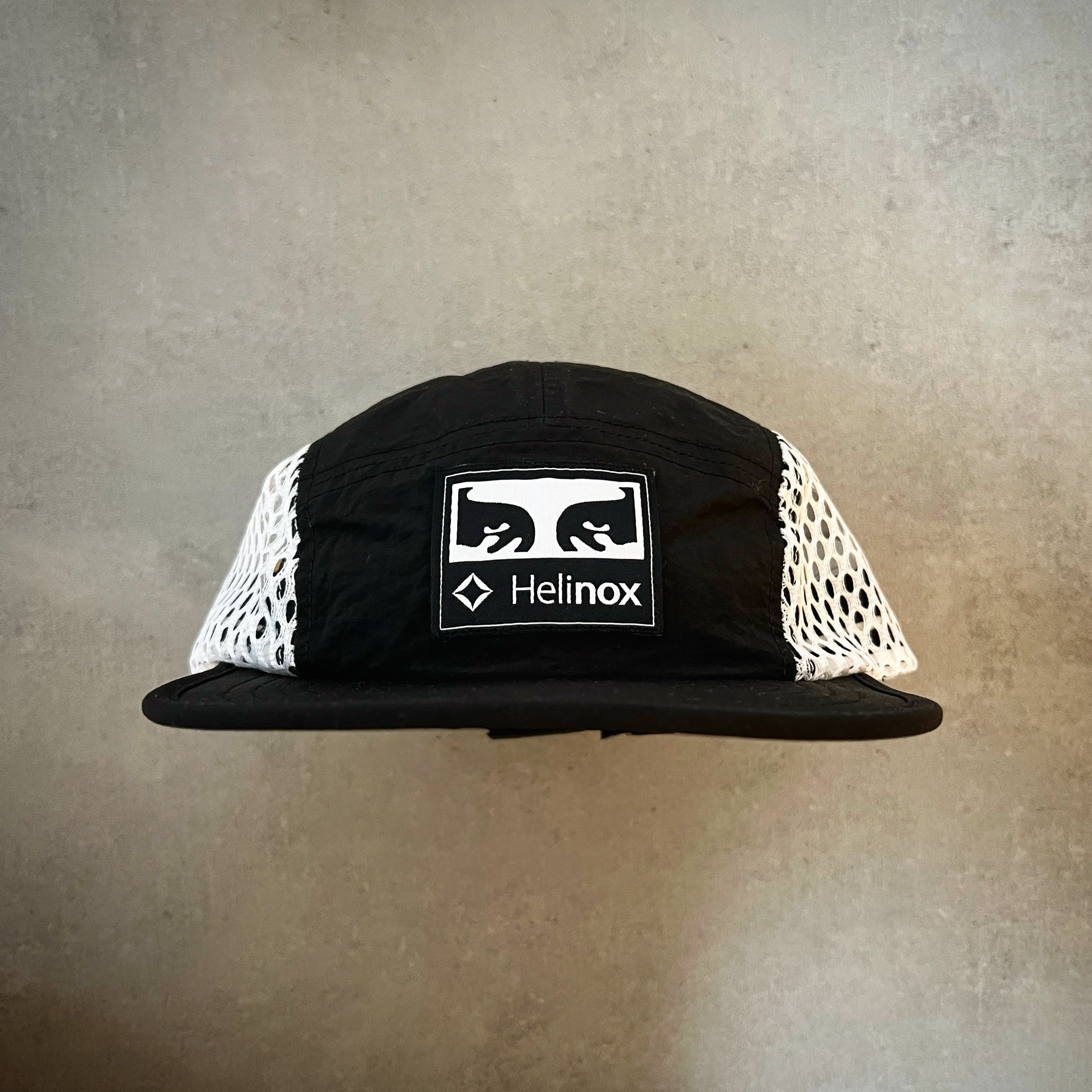 Helinox x Obey Camp Cap Black 착용 스타일 - 1