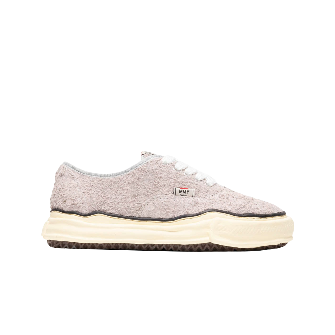 메종 미하라 야스히로 베이커 OG 솔 브로큰 스웨이드 로우탑 스니커즈 화이트(Maison Mihara Yasuhiro Baker OG Sole Broken Suede Low-top Sneakers White) - 1