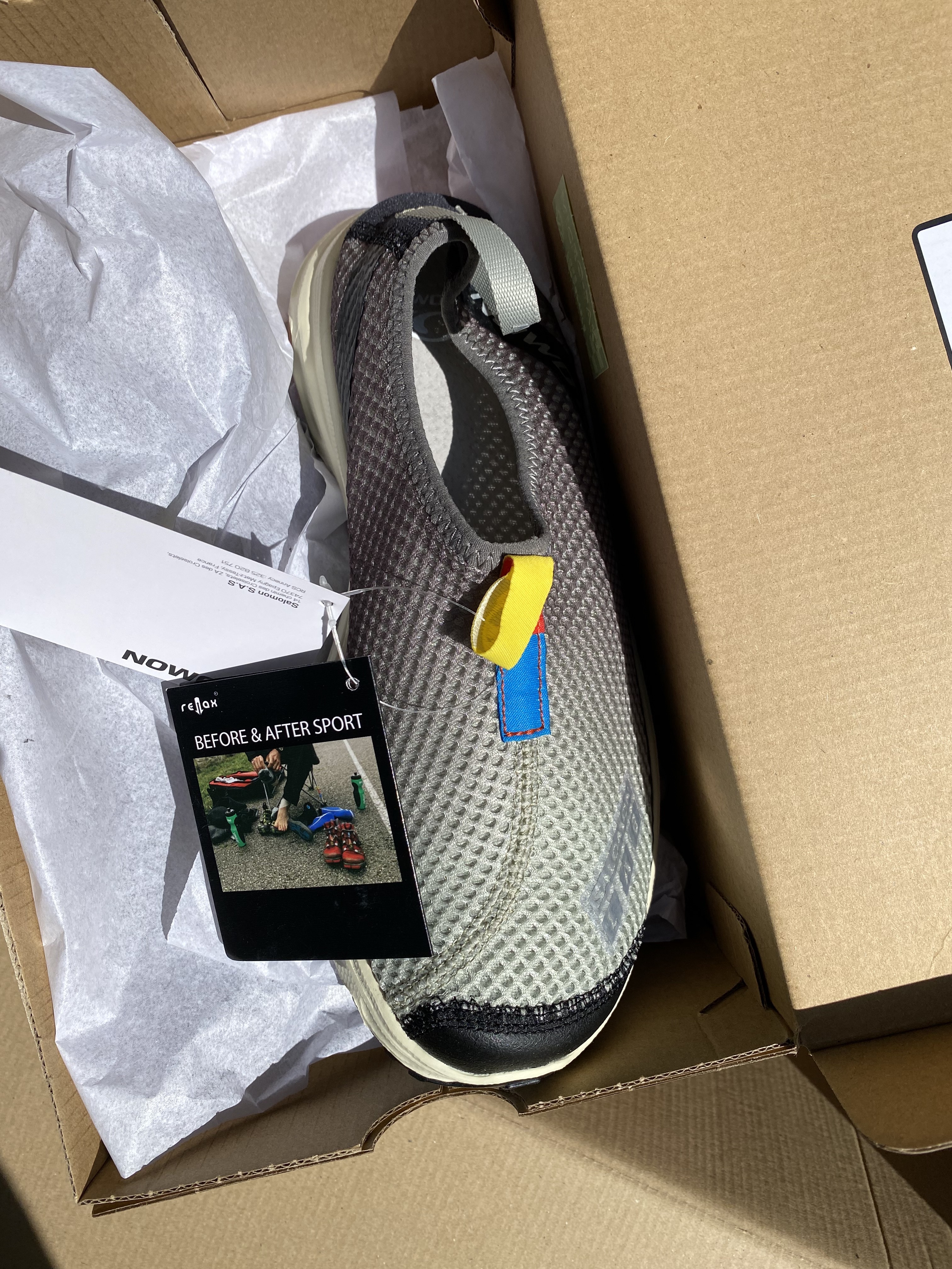 Salomon RX Moc 3.0 Pewter Desert 착용 스타일 - 2