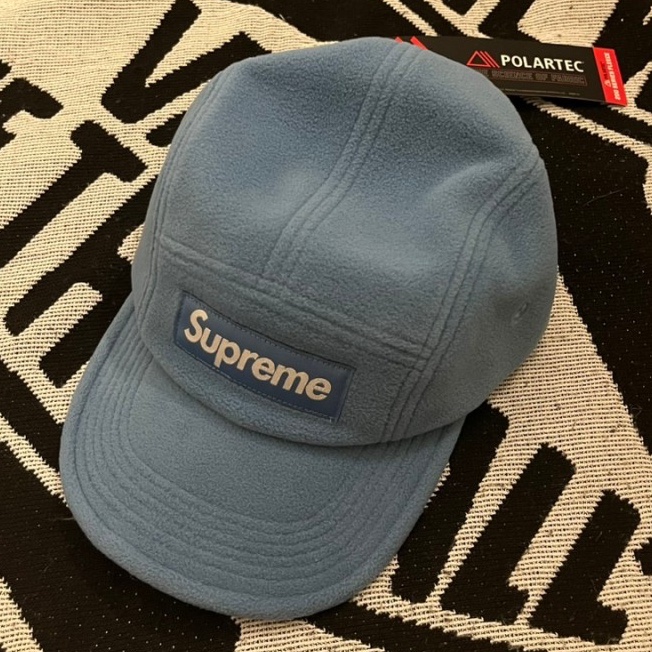 Supreme Polartec Camp Cap Dusty Teal - 22FW 착용 스타일
