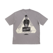 Palace x Porter Tri-Ferg Bell Boy T-Shirt Gray