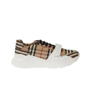 Burberry Vintage Check Cotton Sneakers Archive Beige