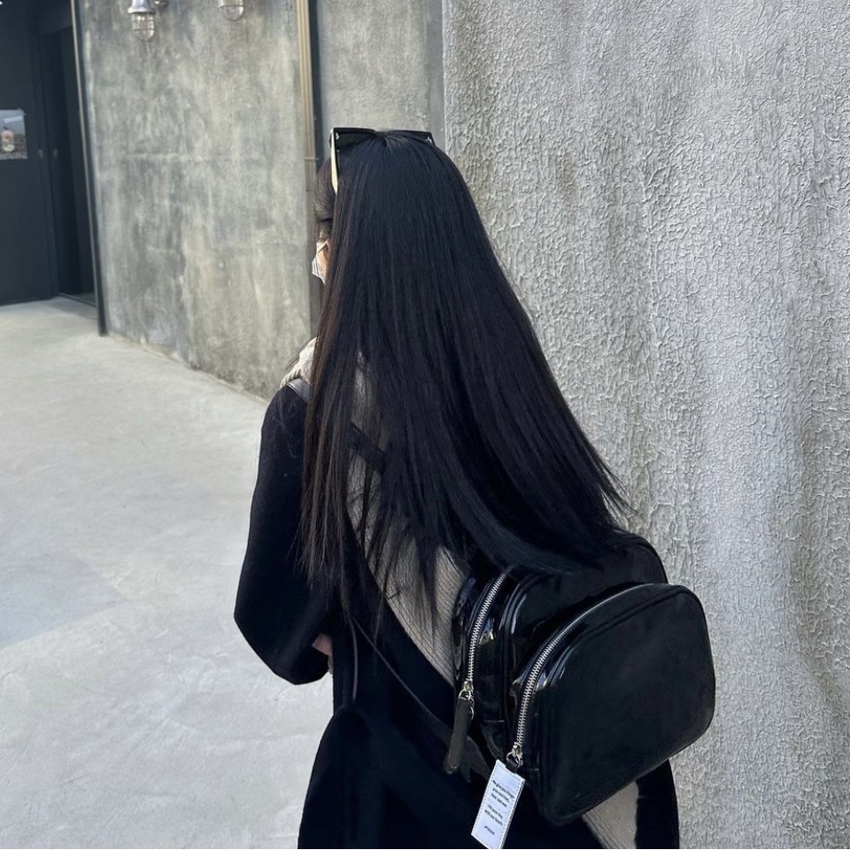 Nieeh Women Turtle Bag Black 착용 스타일 - 2