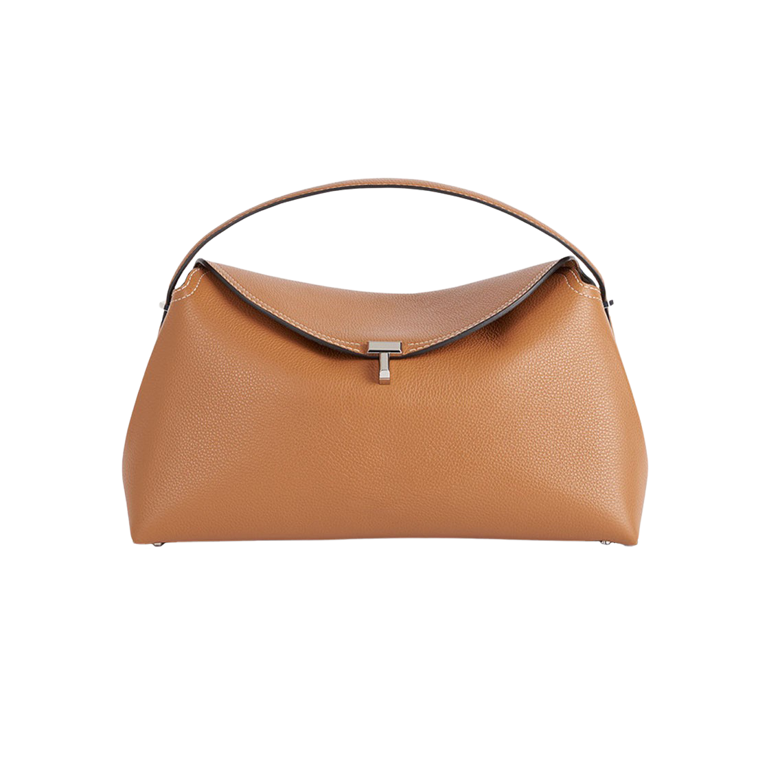 Toteme T-Lock Top Handle Tan Grain 상세 이미지 1