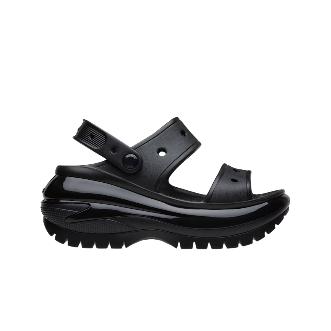 크록스 클래식 메가 크러쉬 샌들 블랙(Crocs Classic Mega Crush Sandal Black)