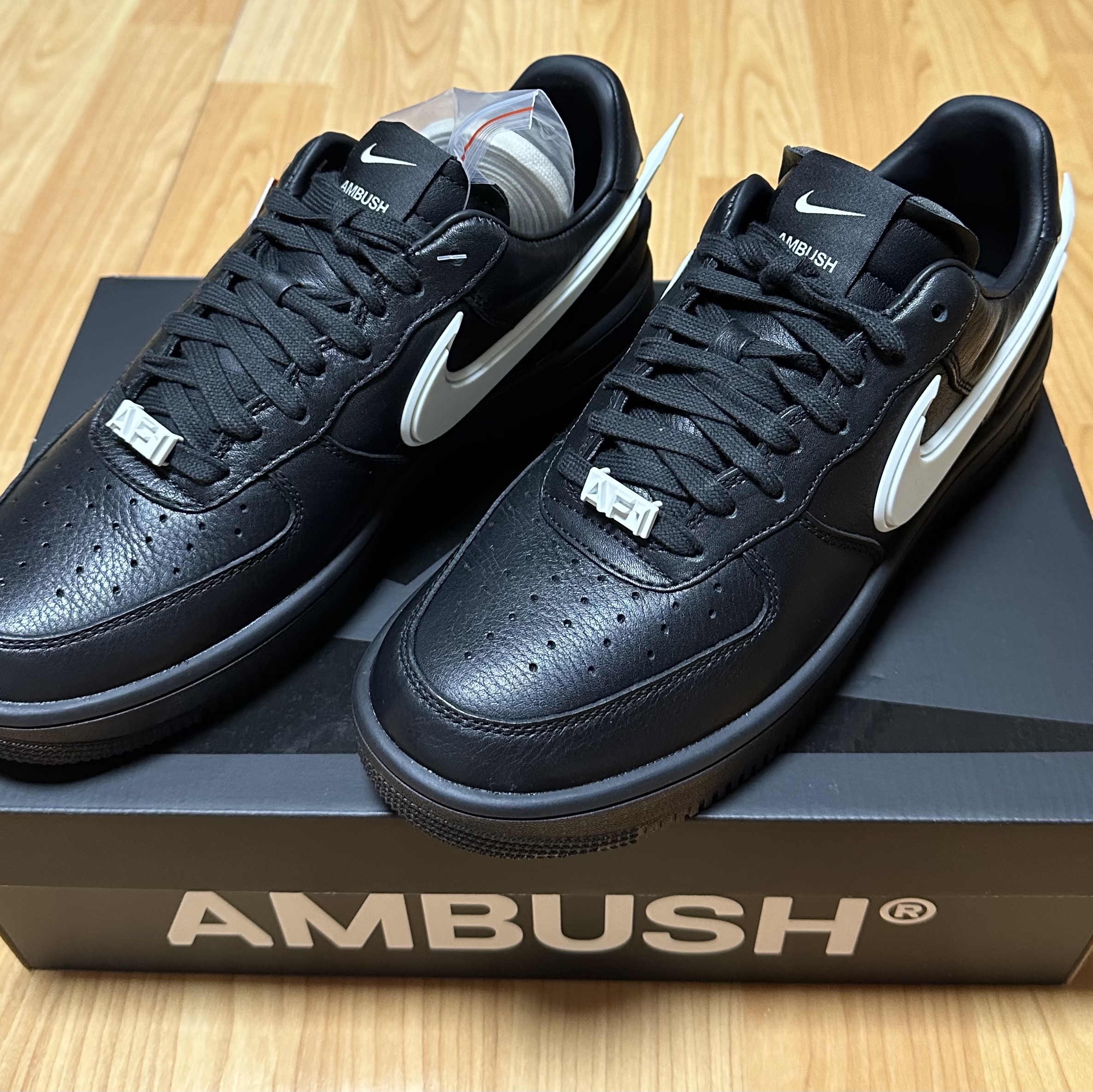 Nike x Ambush Air Force 1 Low SP Black 착용 스타일