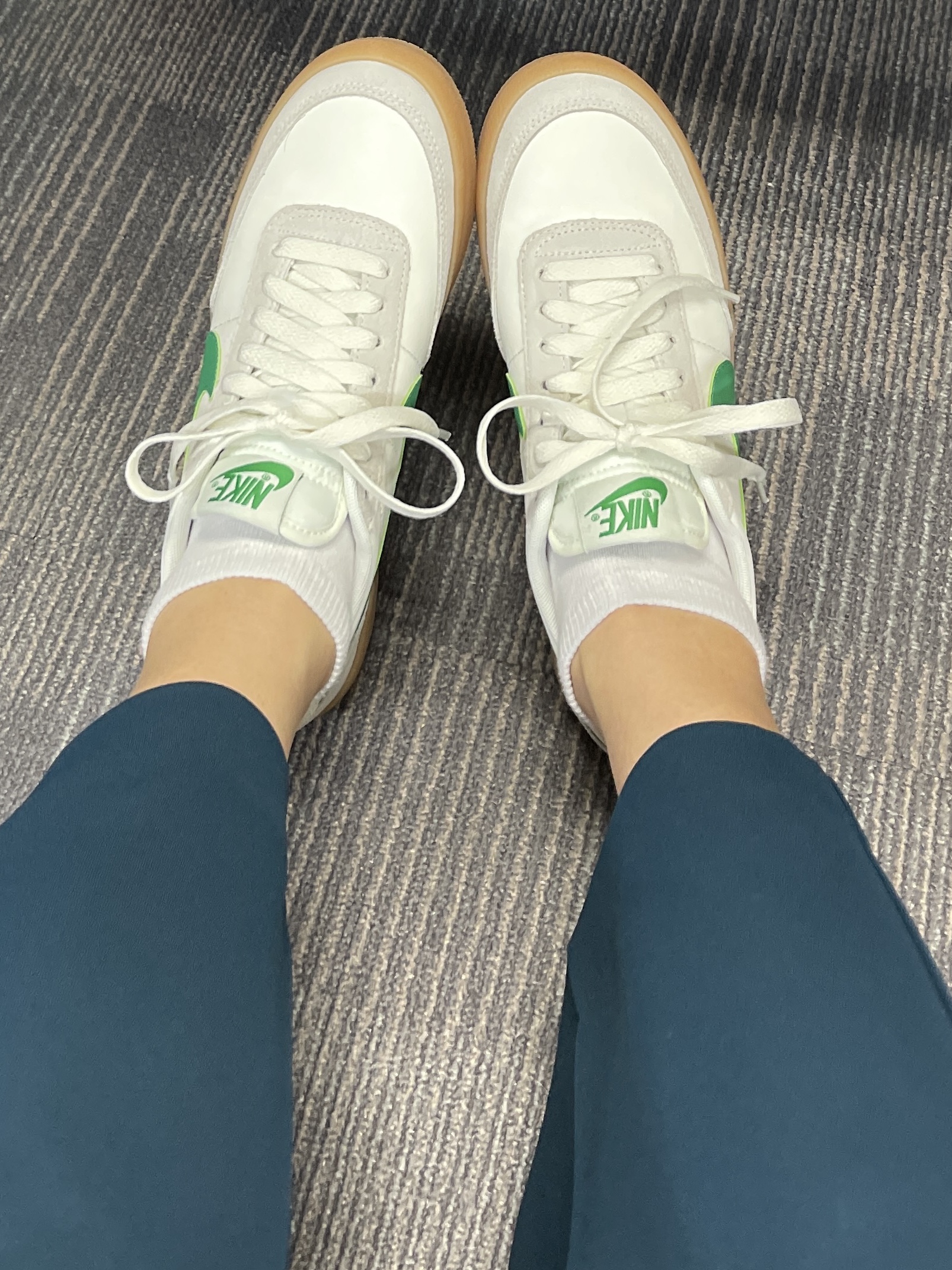 Nike x J.Crew Killshot 2 Lucid Green 착용 스타일