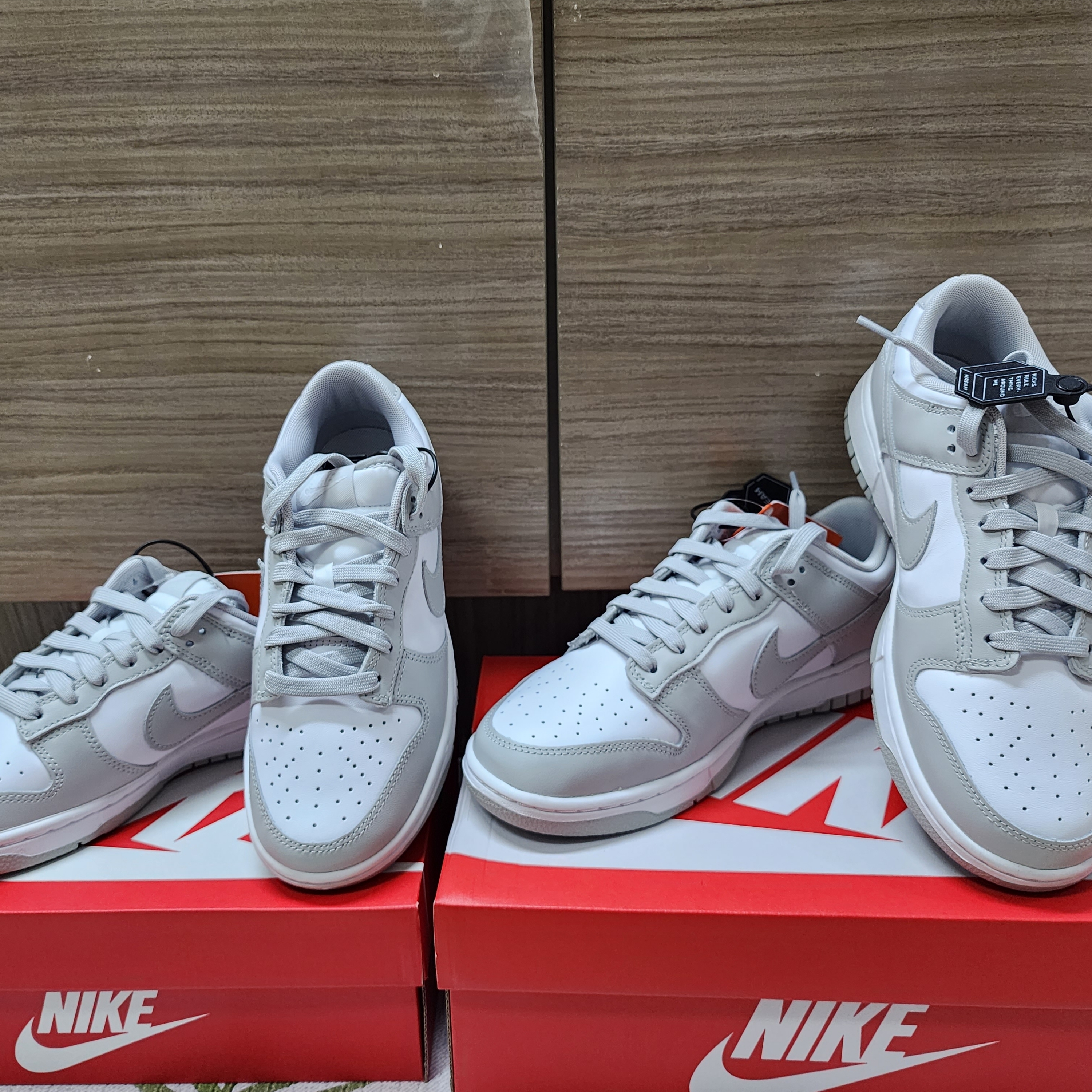 Nike Dunk Low Retro Grey Fog 착용 스타일 - 3