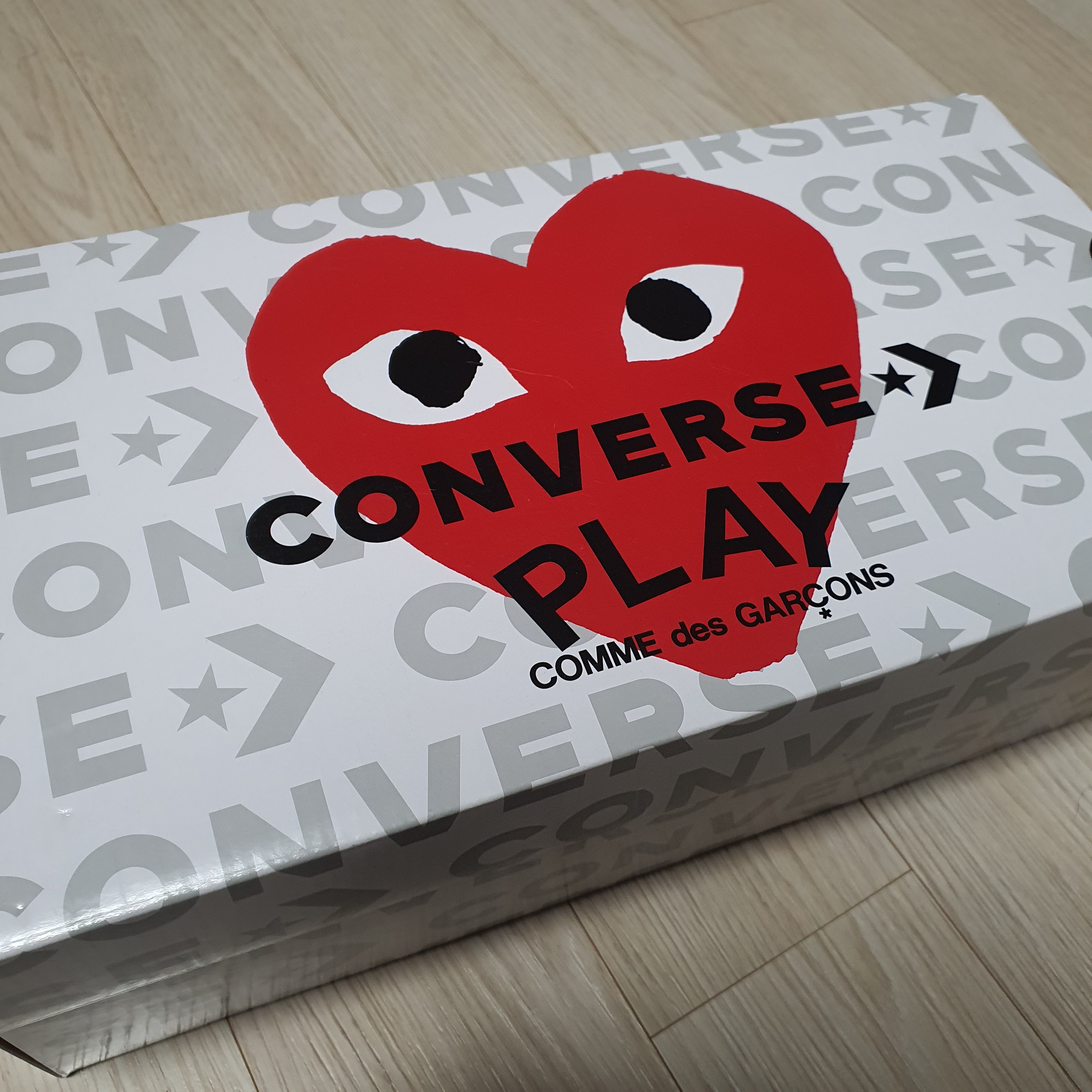 Converse x Play Comme des Garcons Chuck 70 Ox Steel Gray 착용 스타일 - 4