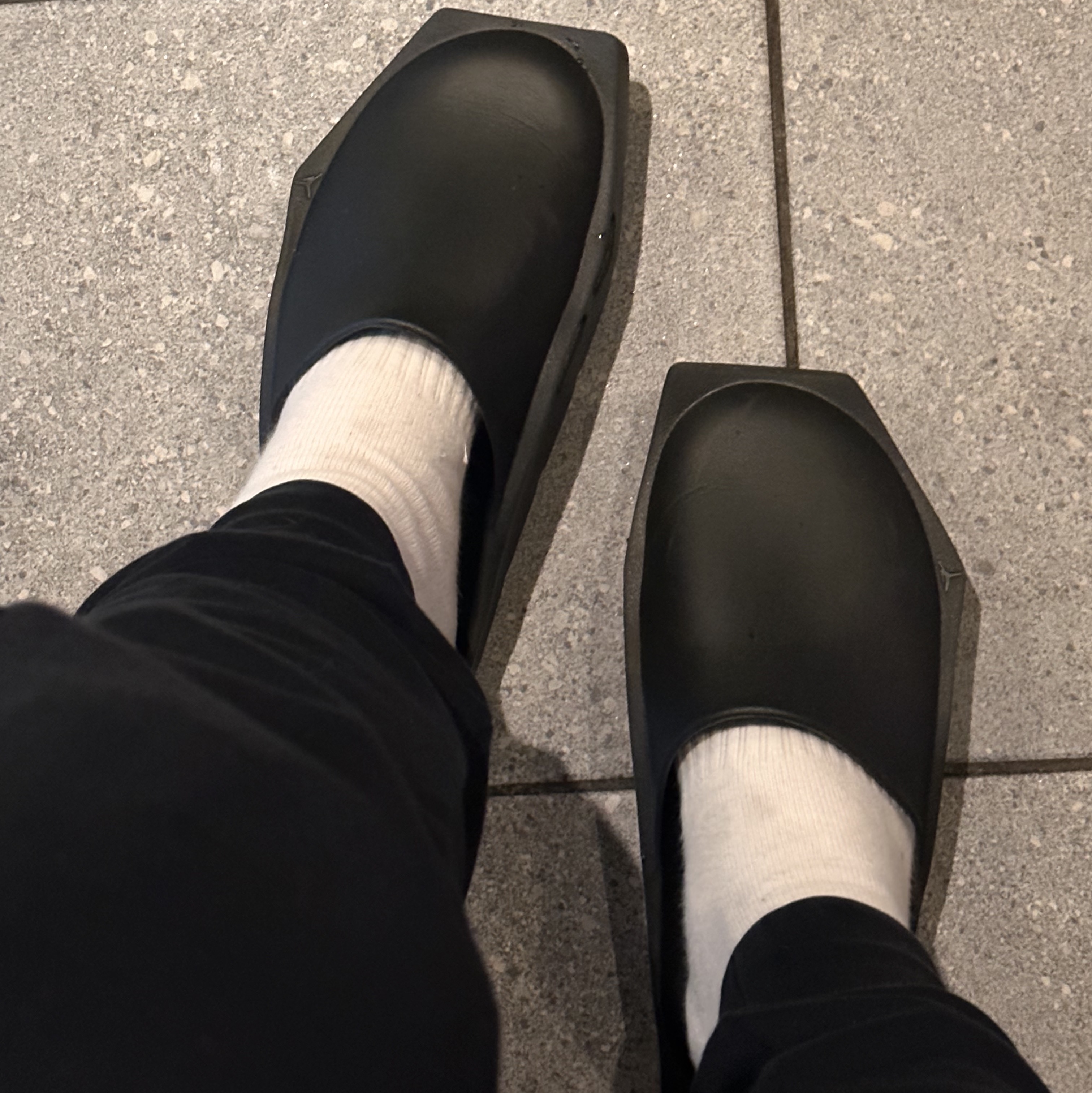(W) Jordan Hex Mule SP Black 착용 스타일