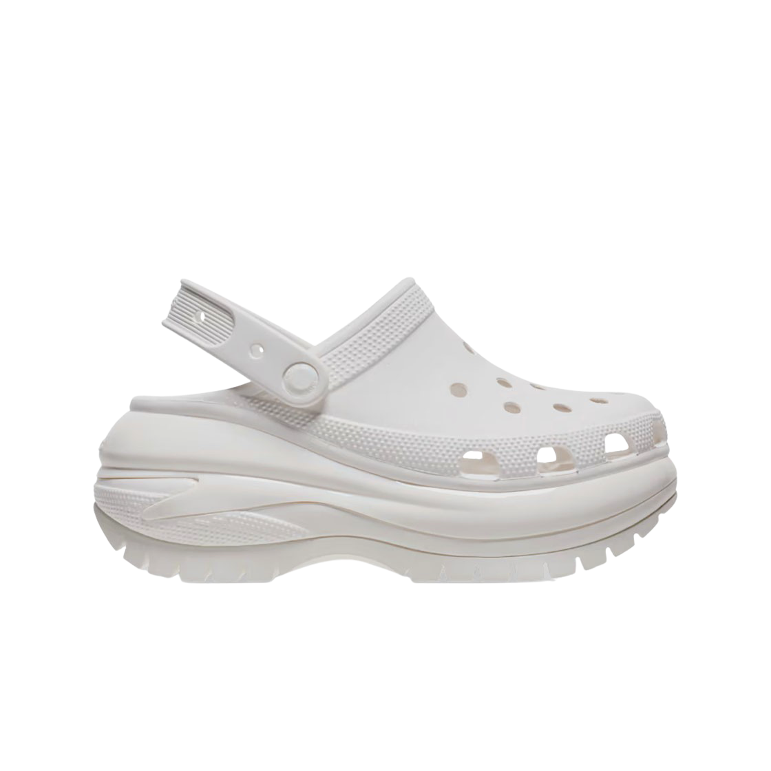 (W) 크록스 클래식 메가 크러쉬 클로그 화이트((W) Crocs Classic Mega Crush Clog White)