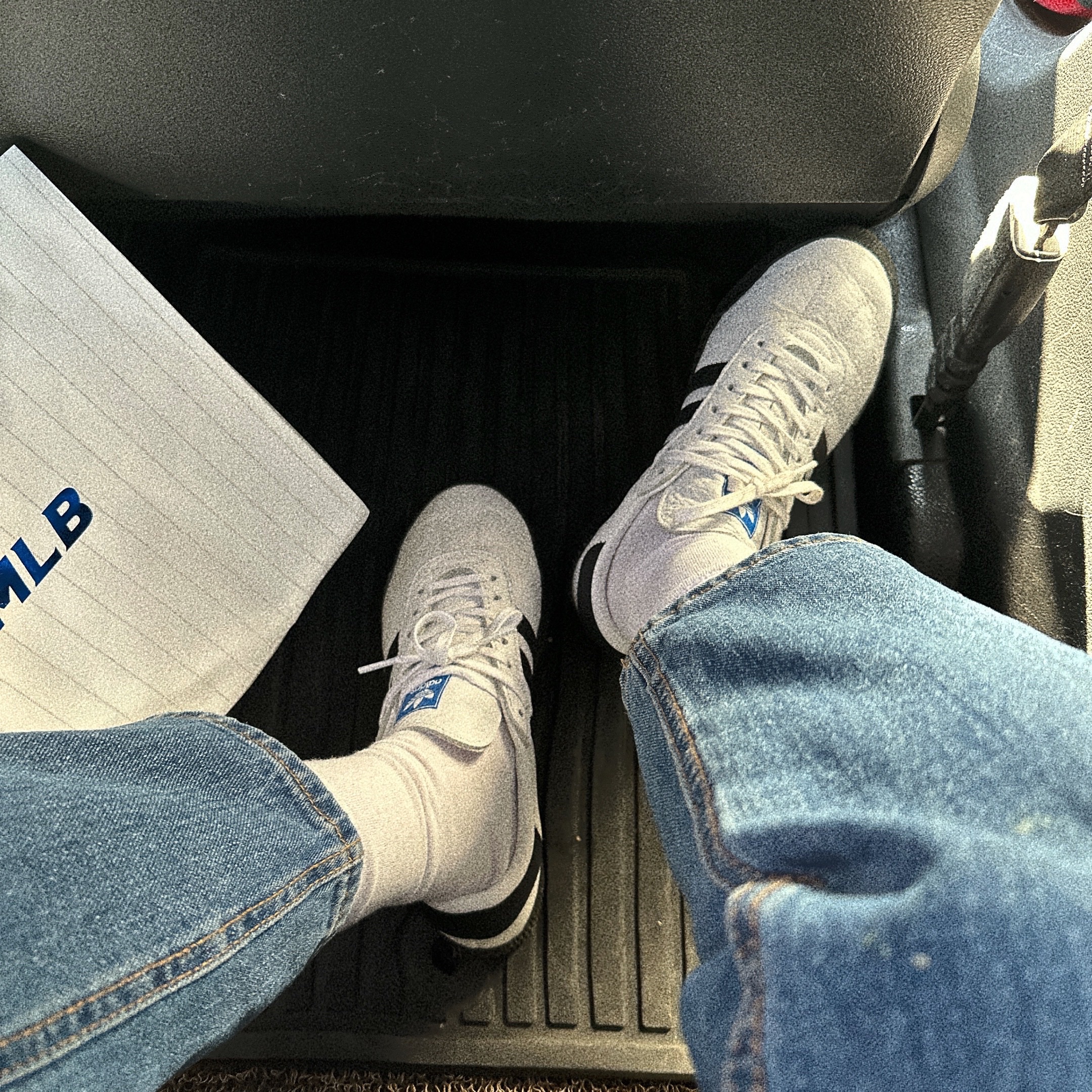(W) Adidas Sambarose White Black Gum 착용 스타일