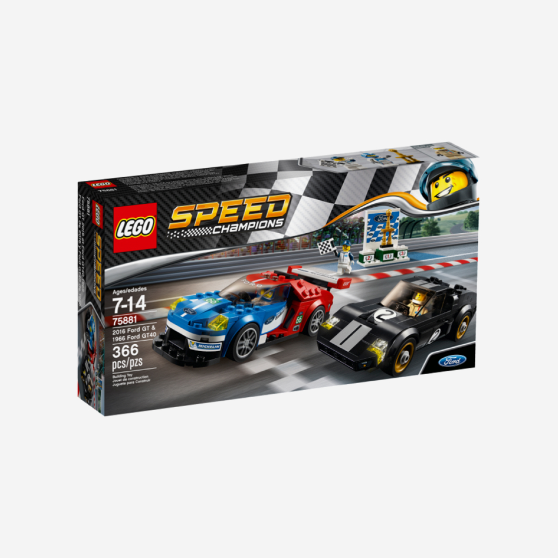 레고 2016 포드 GT & 1966 포드 GT40(Lego 2016 Ford GT & 1966 Ford GT40) - 2