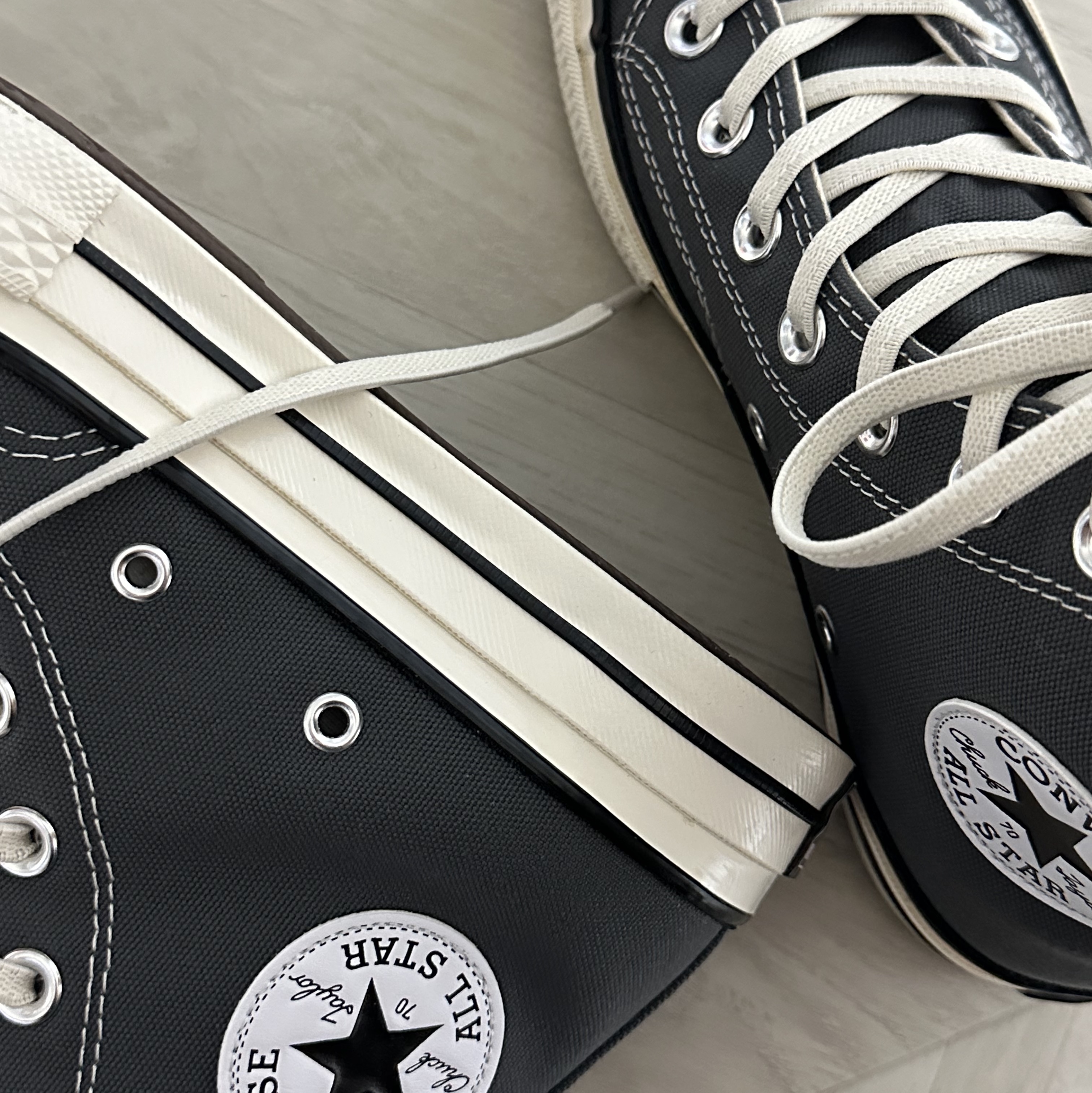 Converse Chuck 70 High Seasonal Color Vintage Canvas Iron Grey 착용 스타일