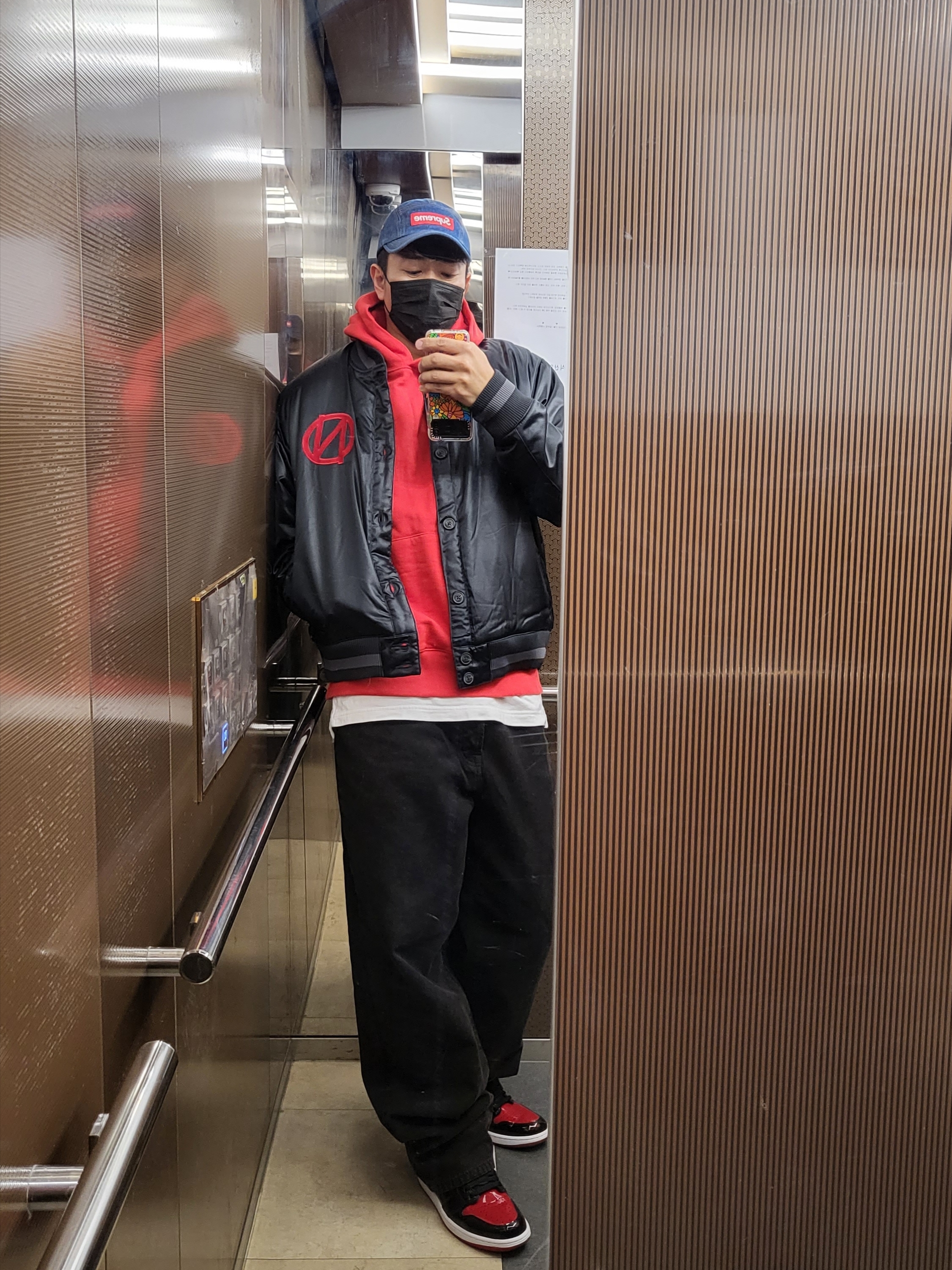 Supreme Washed Chino Twill Camp Cap Denim - 22FW, Stussy Washed Canvas Big OL' Jean Black 착용 스타일