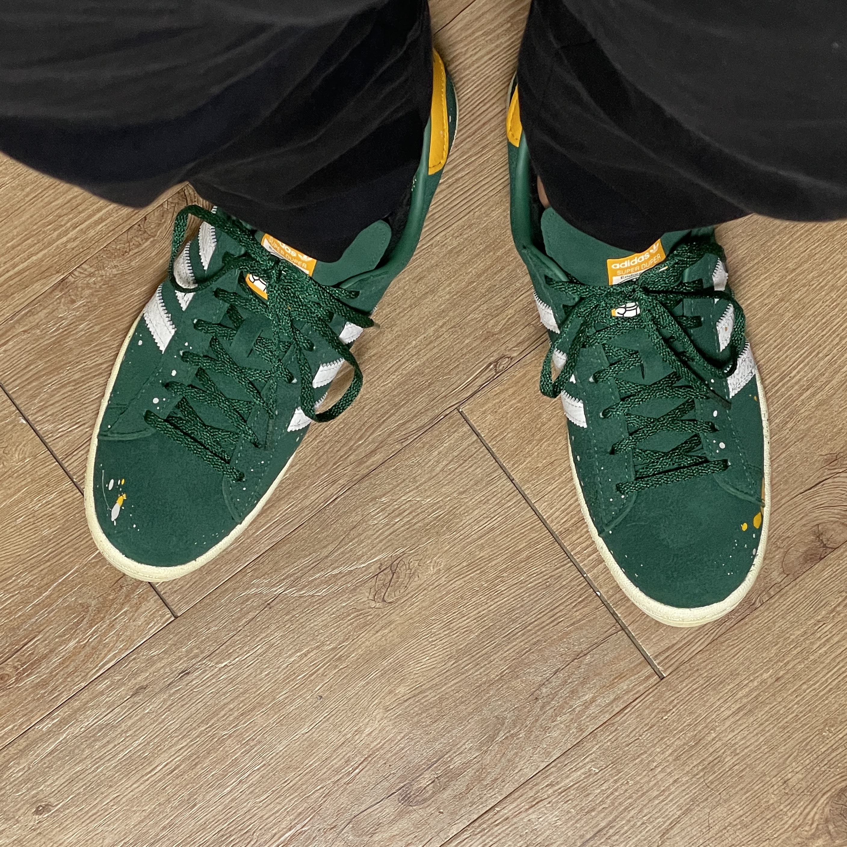 Adidas x Atmos x Cook Campus 80s Dark Green 착용 스타일