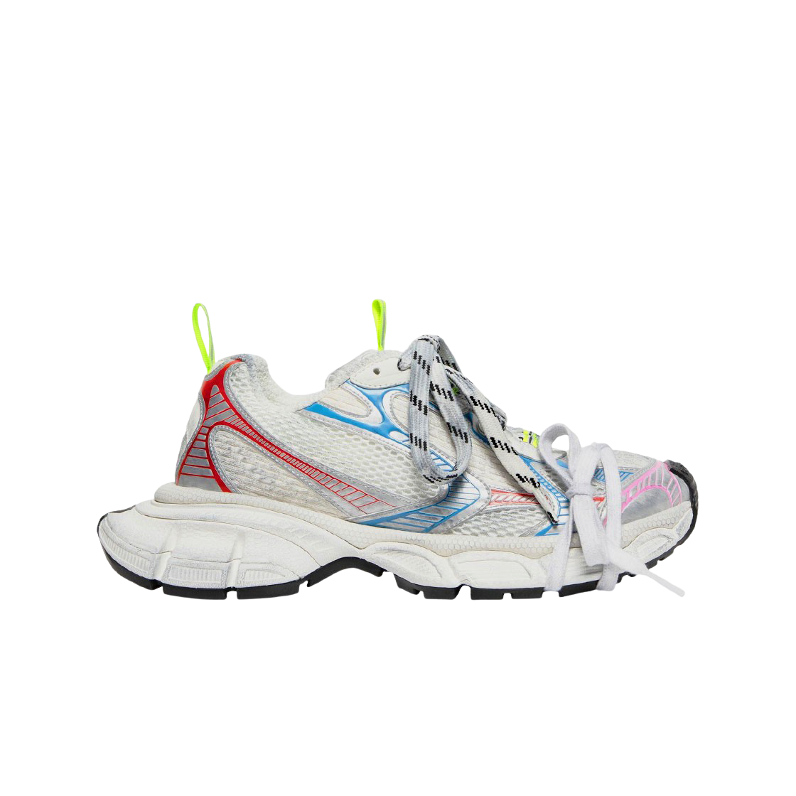 (W) 발렌시아가 3XL 스니커즈 화이트 레드 블루((W) Balenciaga 3XL Sneakers White Red Blue)