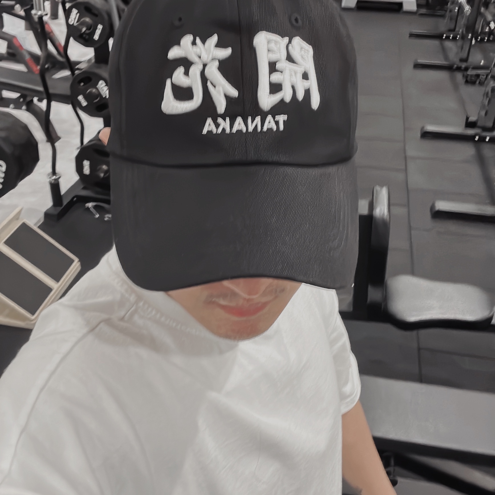 Darkr8m Studio x Tanaka Flowering Cap Black 착용 스타일