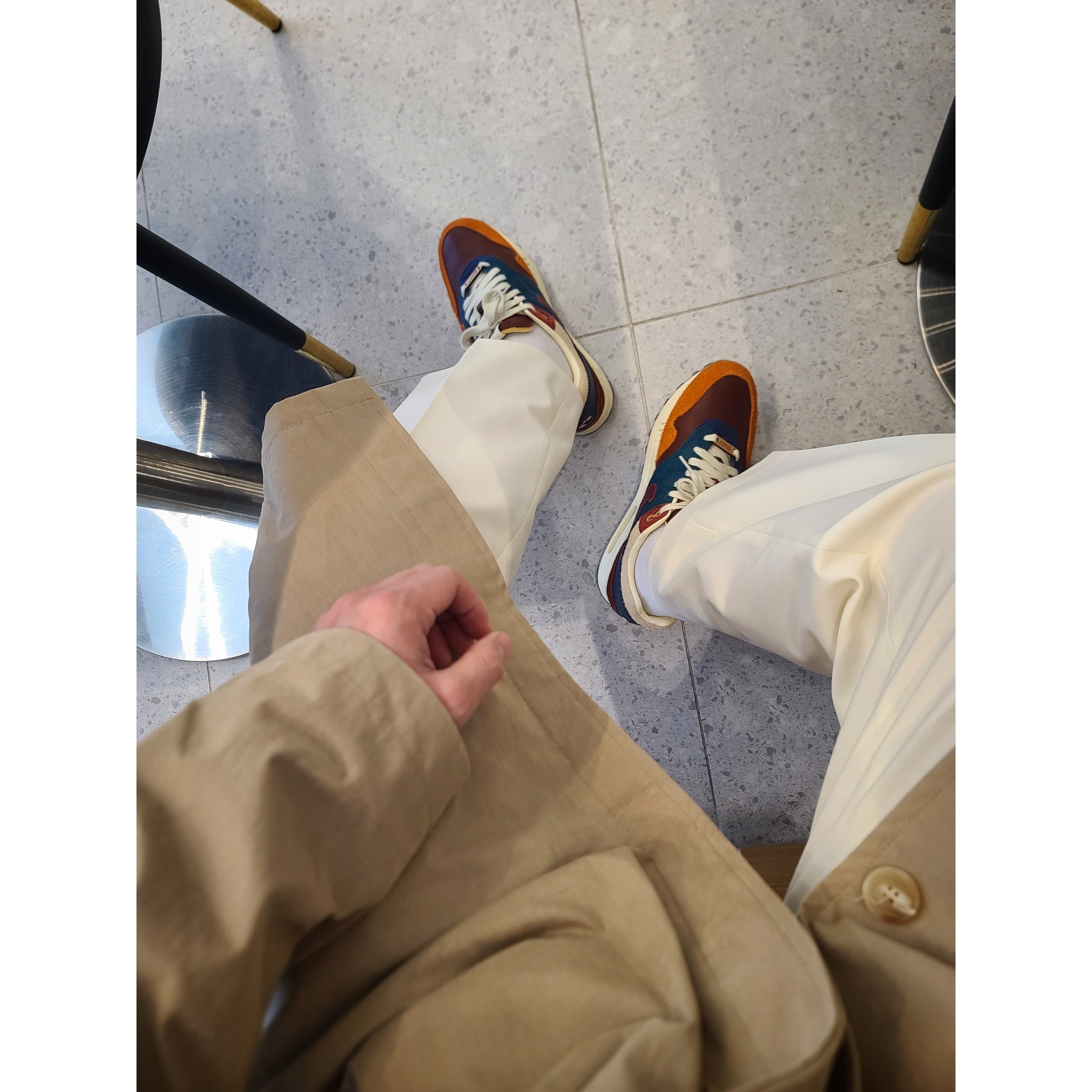 Nike x Kasina Air Max 1 SP Won-Ang Orange 착용 스타일 - 3