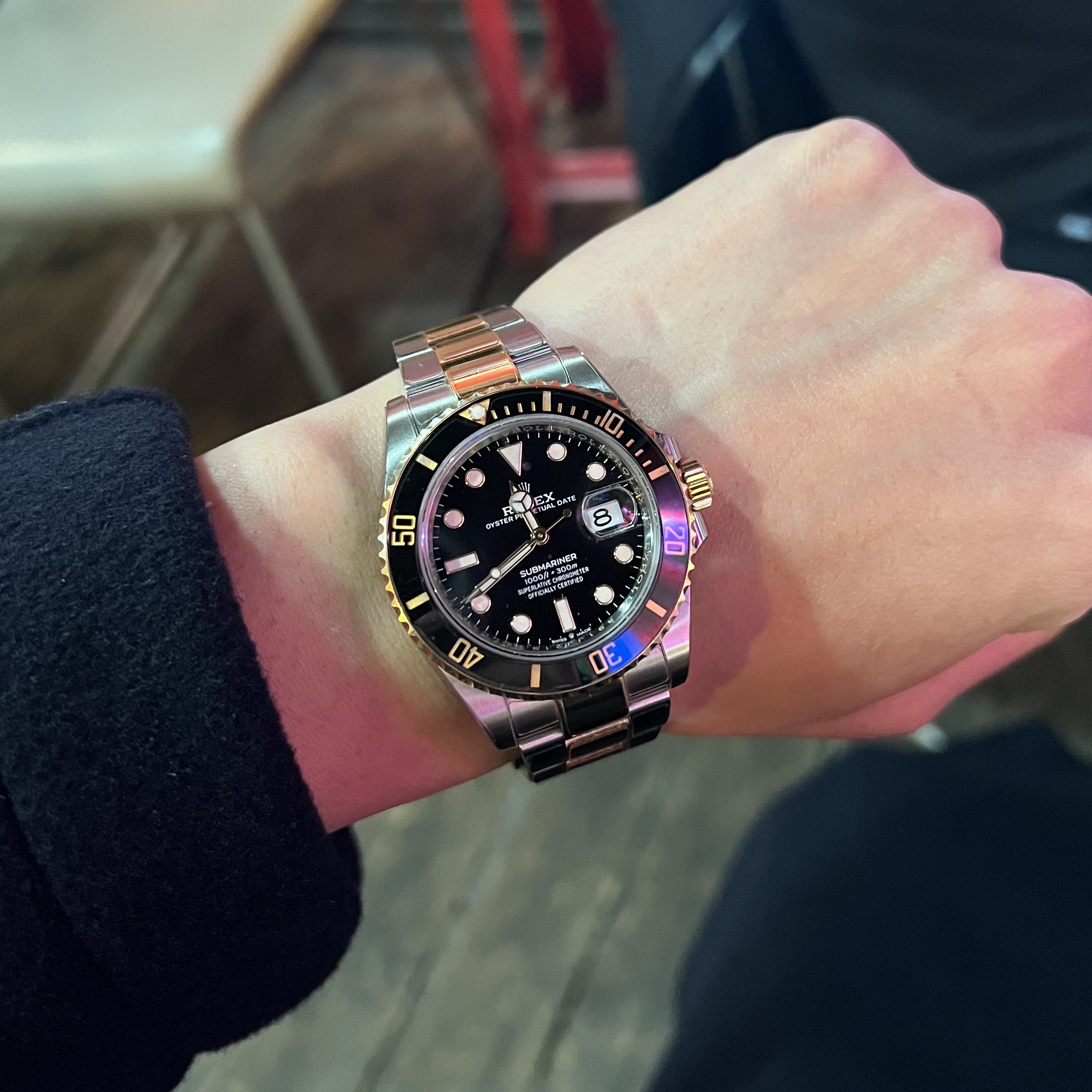 Rolex Submariner Date 41mm 126613LN Black Oyster 착용 스타일