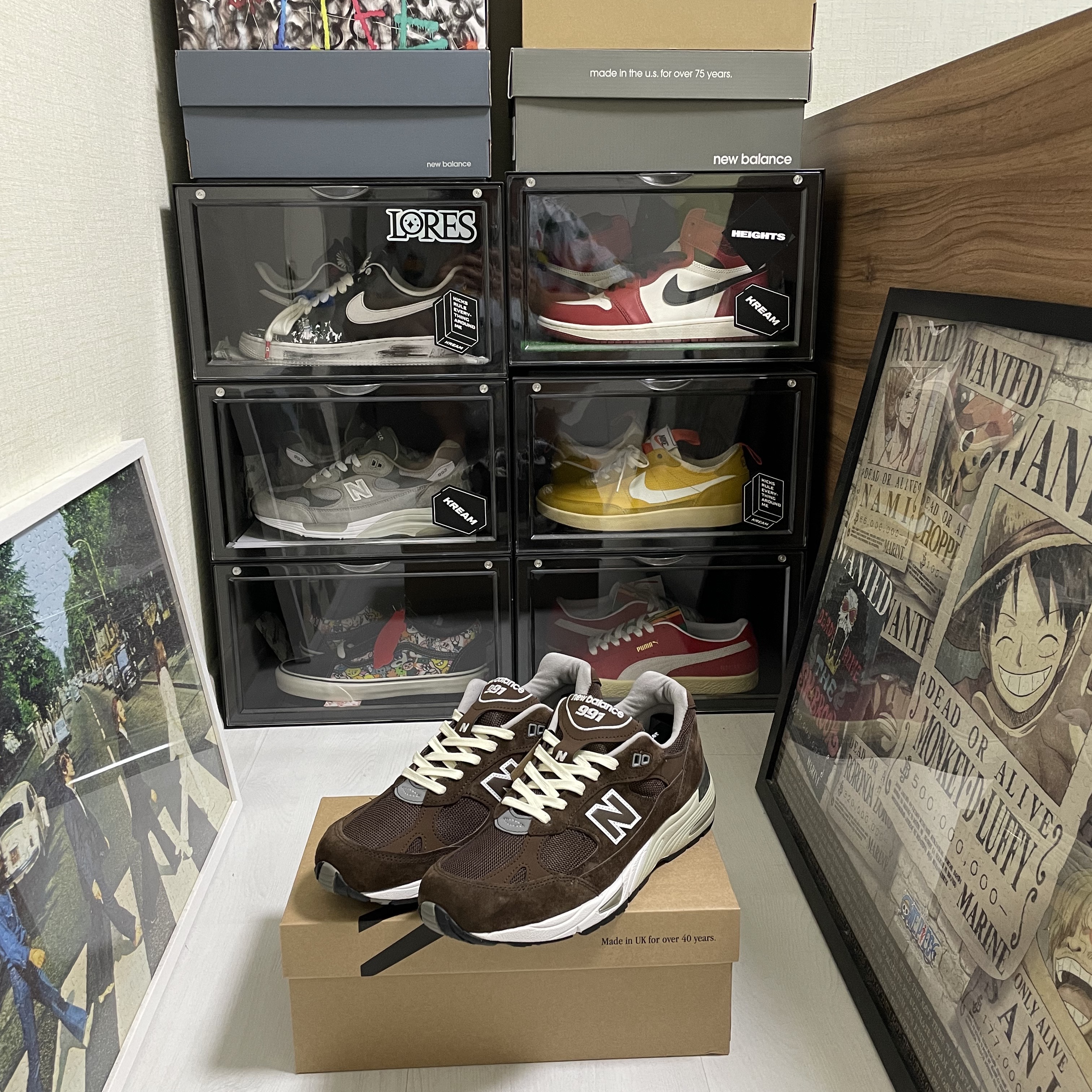 New Balance 991 Made in UK Mocha Brown 착용 스타일