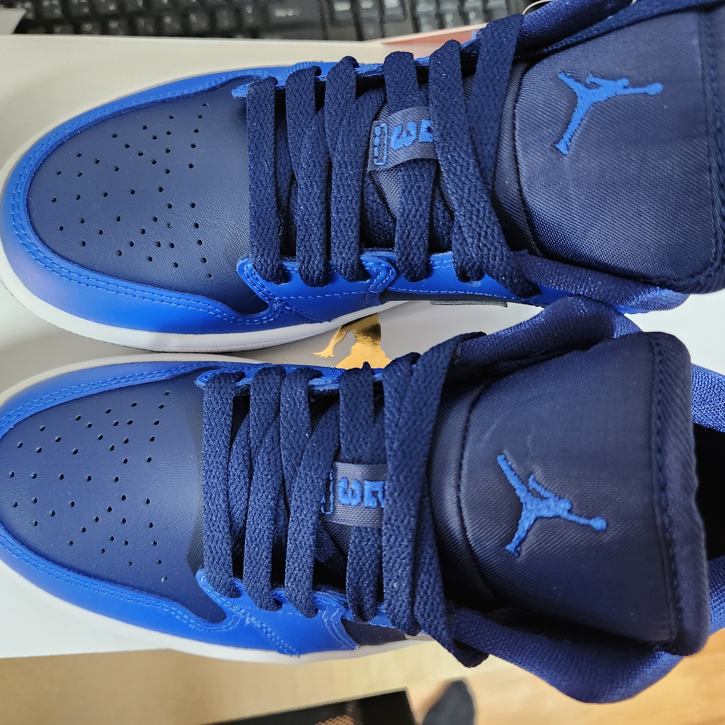 (W) Jordan 1 Low Game Royal 착용 스타일 - 3