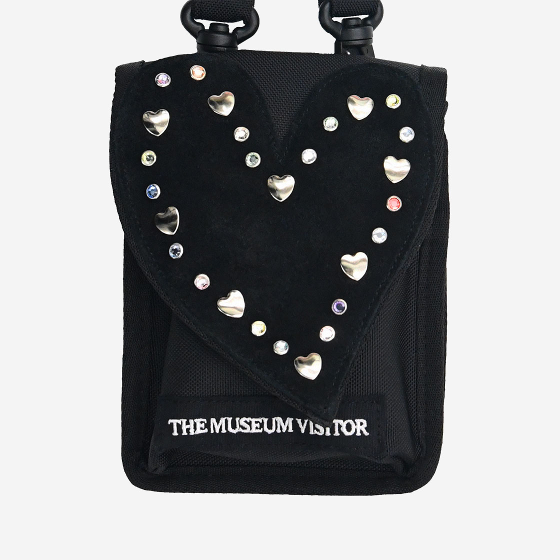 ☆人気☆【THE MUSEUM VISITOR】☆HEART GEM DENIM MINI BA.G☆ Mini Denim Heart Bag | Compact Crossbody | Iconic G Detail