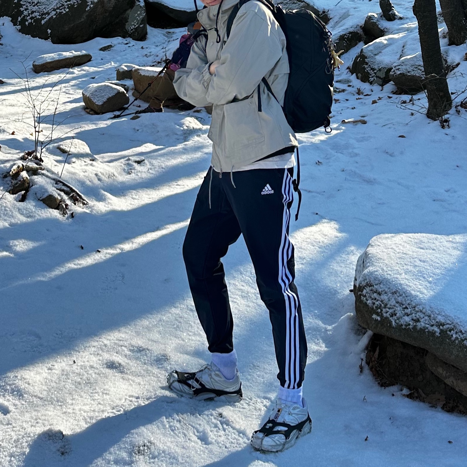 Salomon XT-6 ADV White 착용 스타일