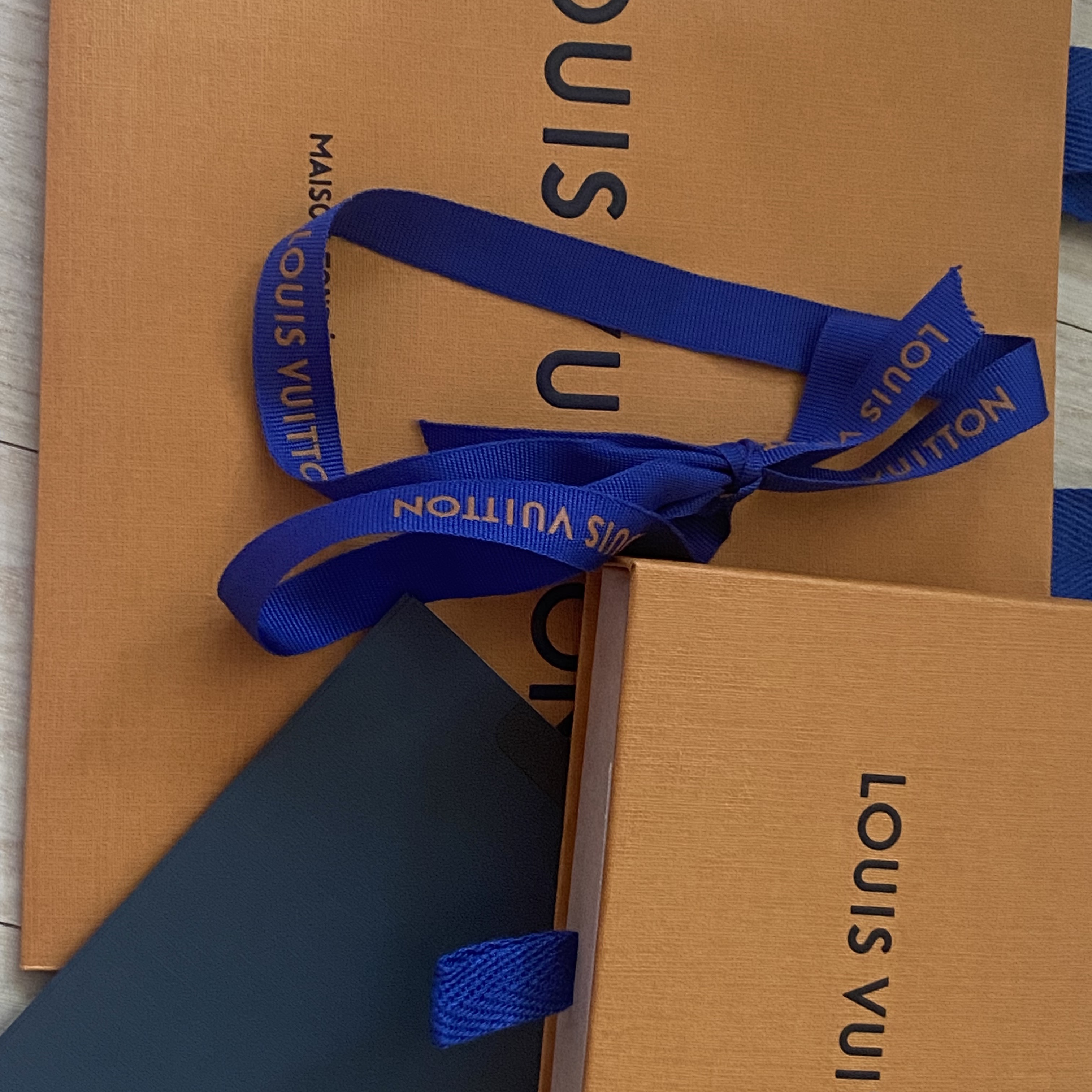Louis Vuitton Envelope Business Card Holder Monogram 착용 스타일 - 1