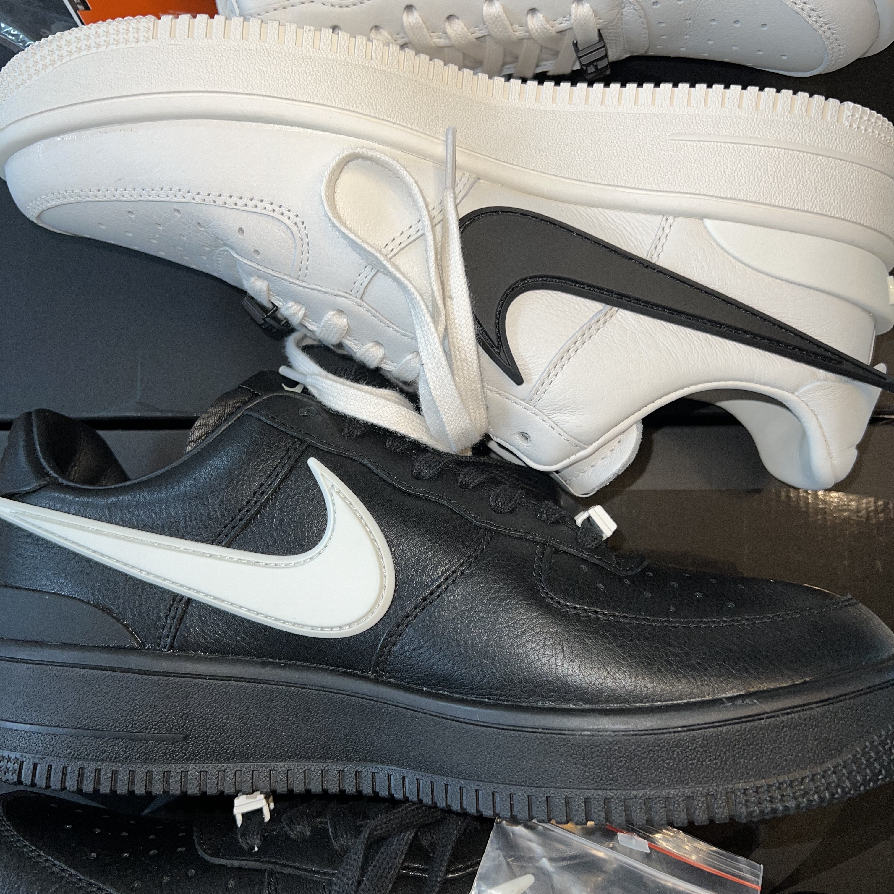 Nike x Ambush Air Force 1 Low SP Phantom, Nike x Ambush Air Force 1 Low SP Black 착용 스타일