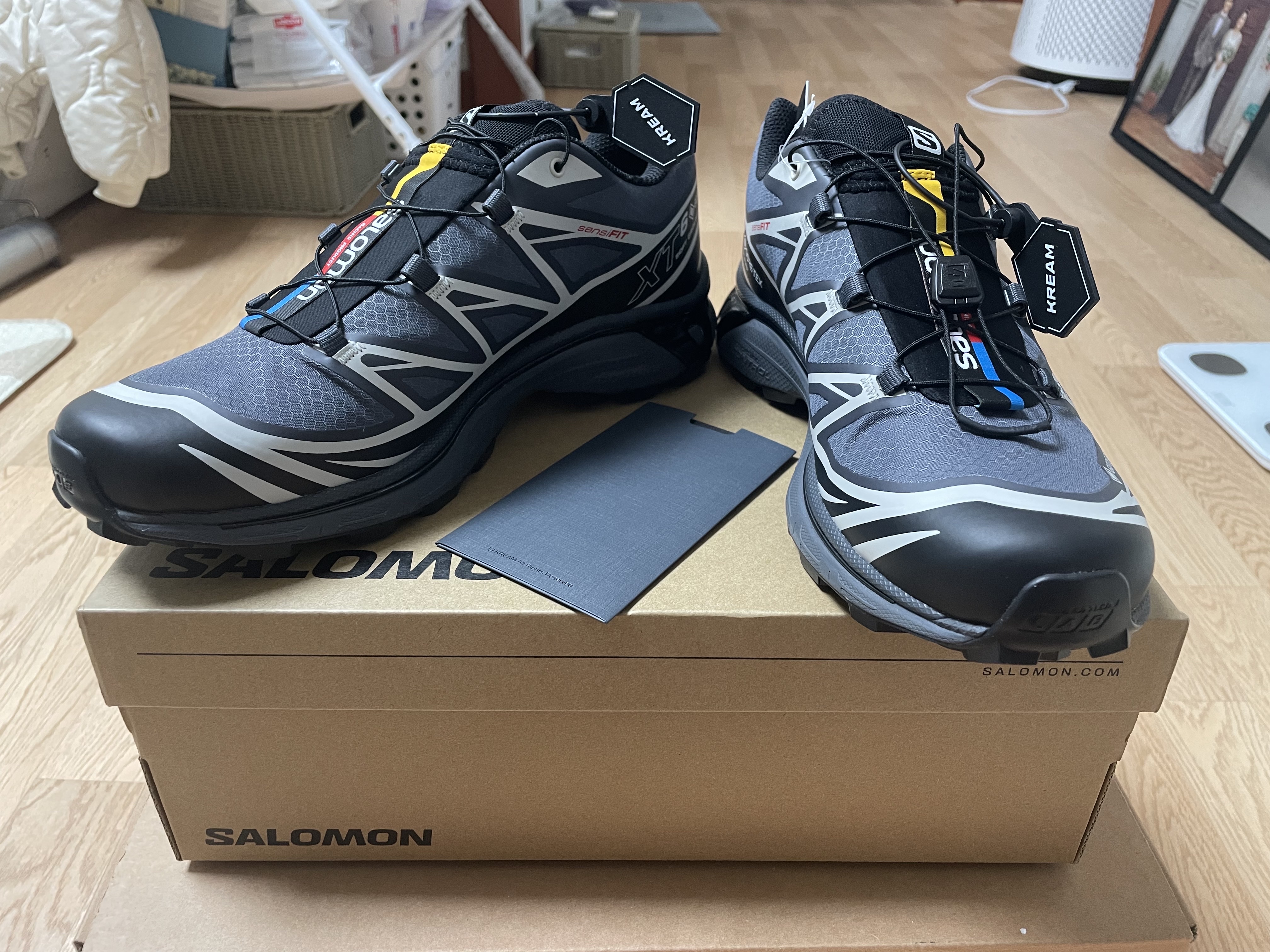 Salomon XT-6 Gore-Tex Black Ebony 착용 스타일 - 3