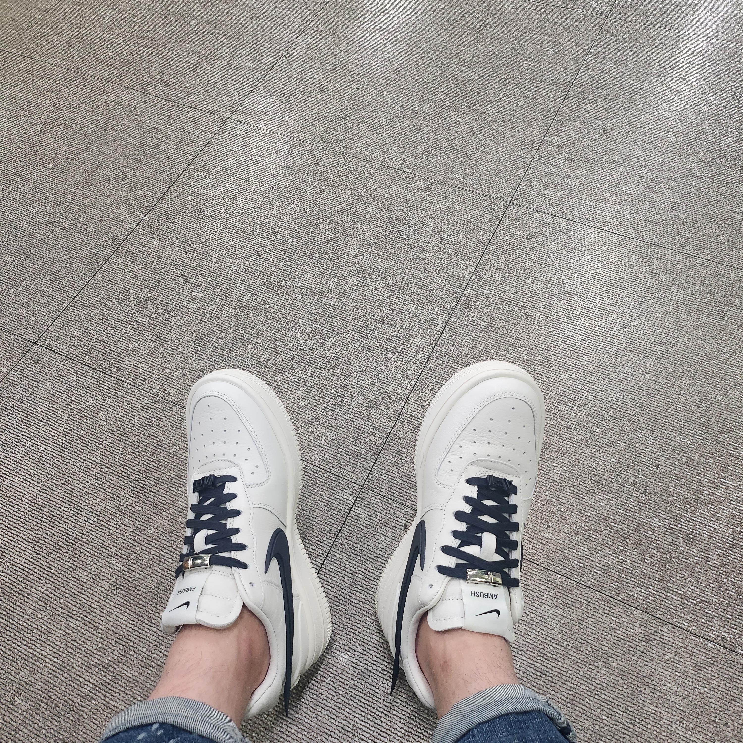 Nike x Ambush Air Force 1 Low SP Phantom 착용 스타일