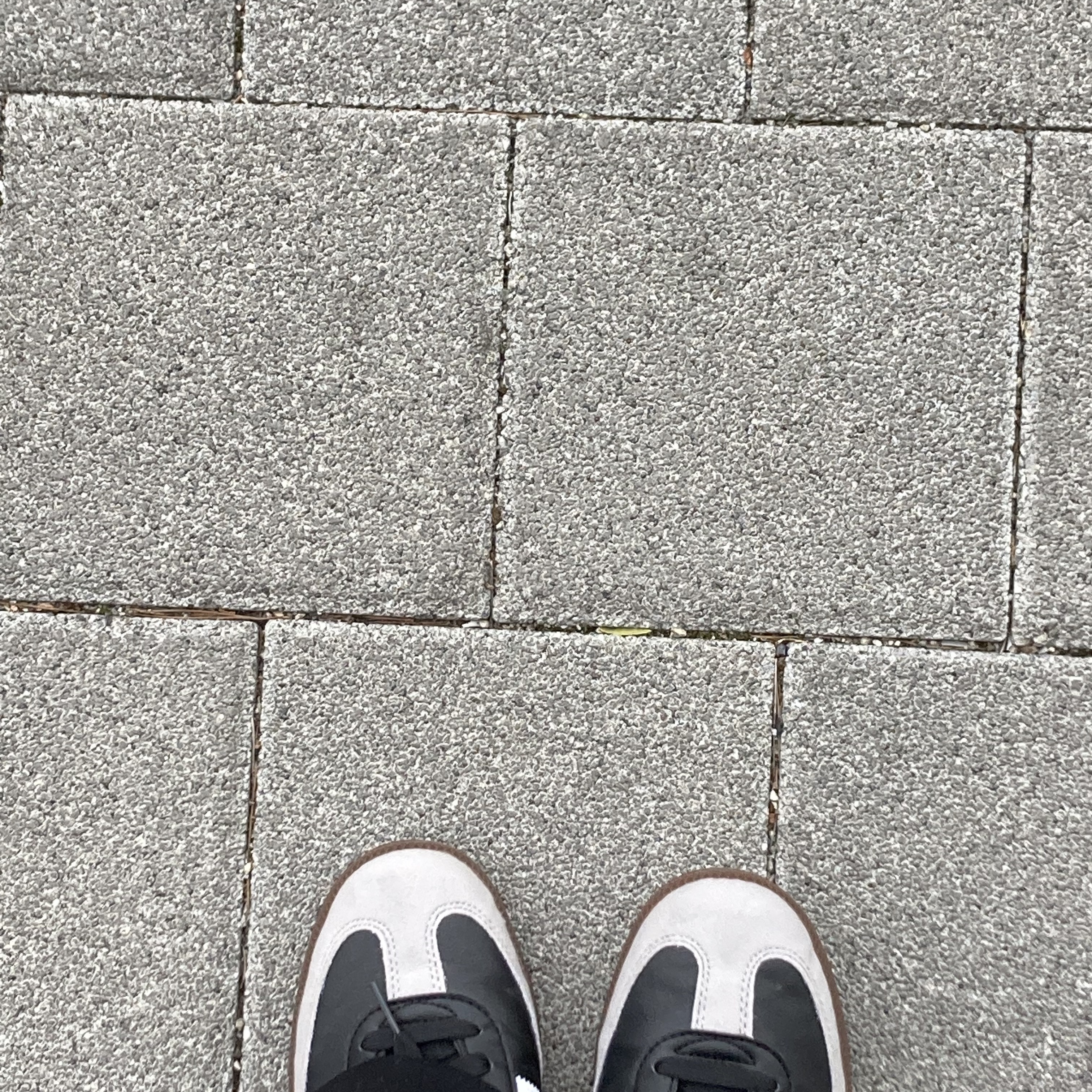 Adidas Samba Vegan Black White 착용 스타일