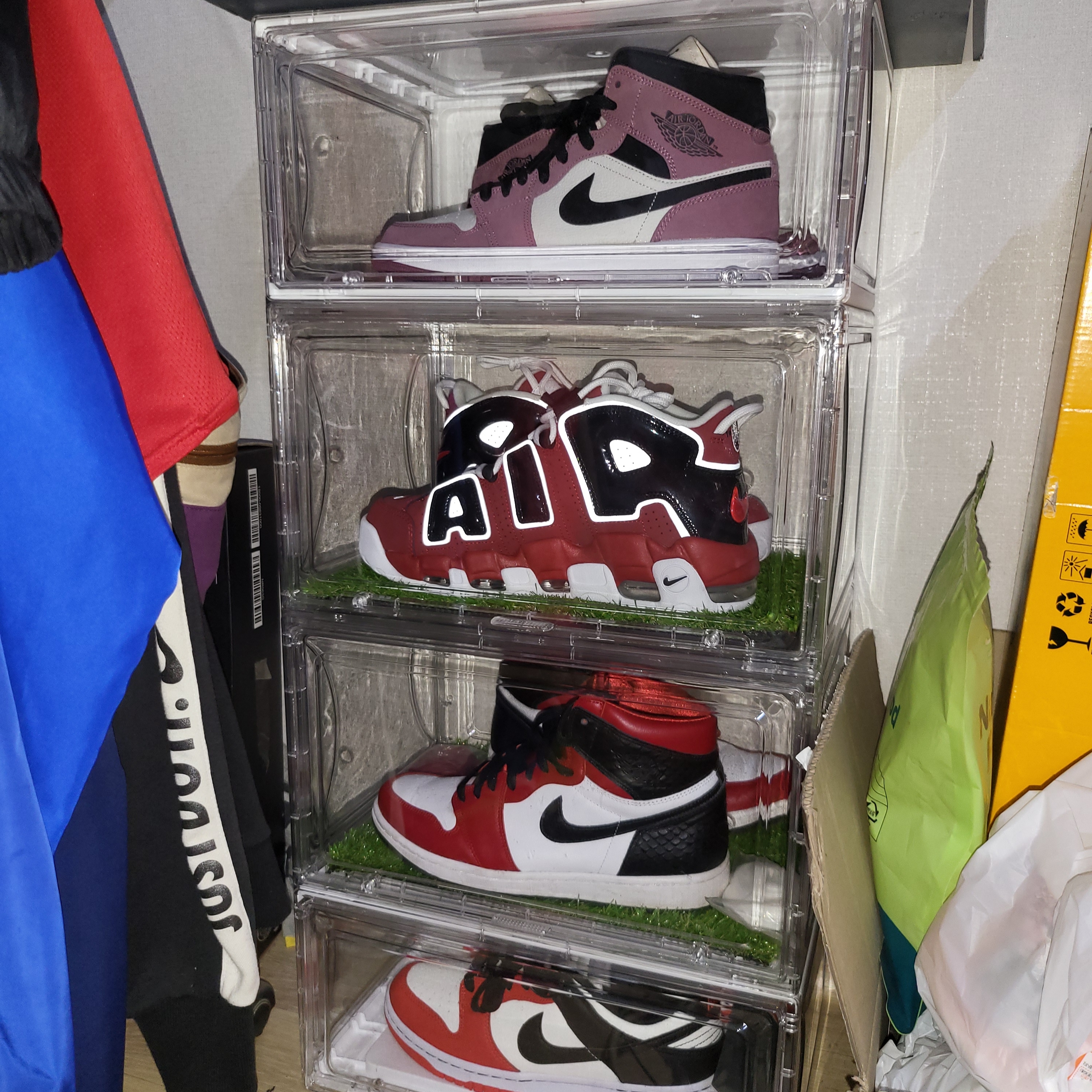 (W) Jordan 1 Mid SE Light Mulberry 착용 스타일