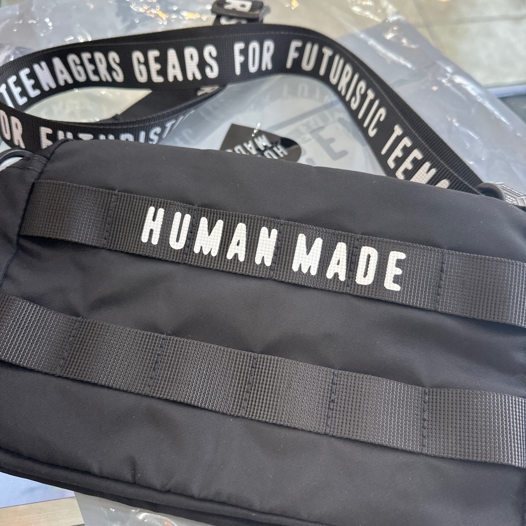 Human Made Military Pouch #1 Black 착용 스타일