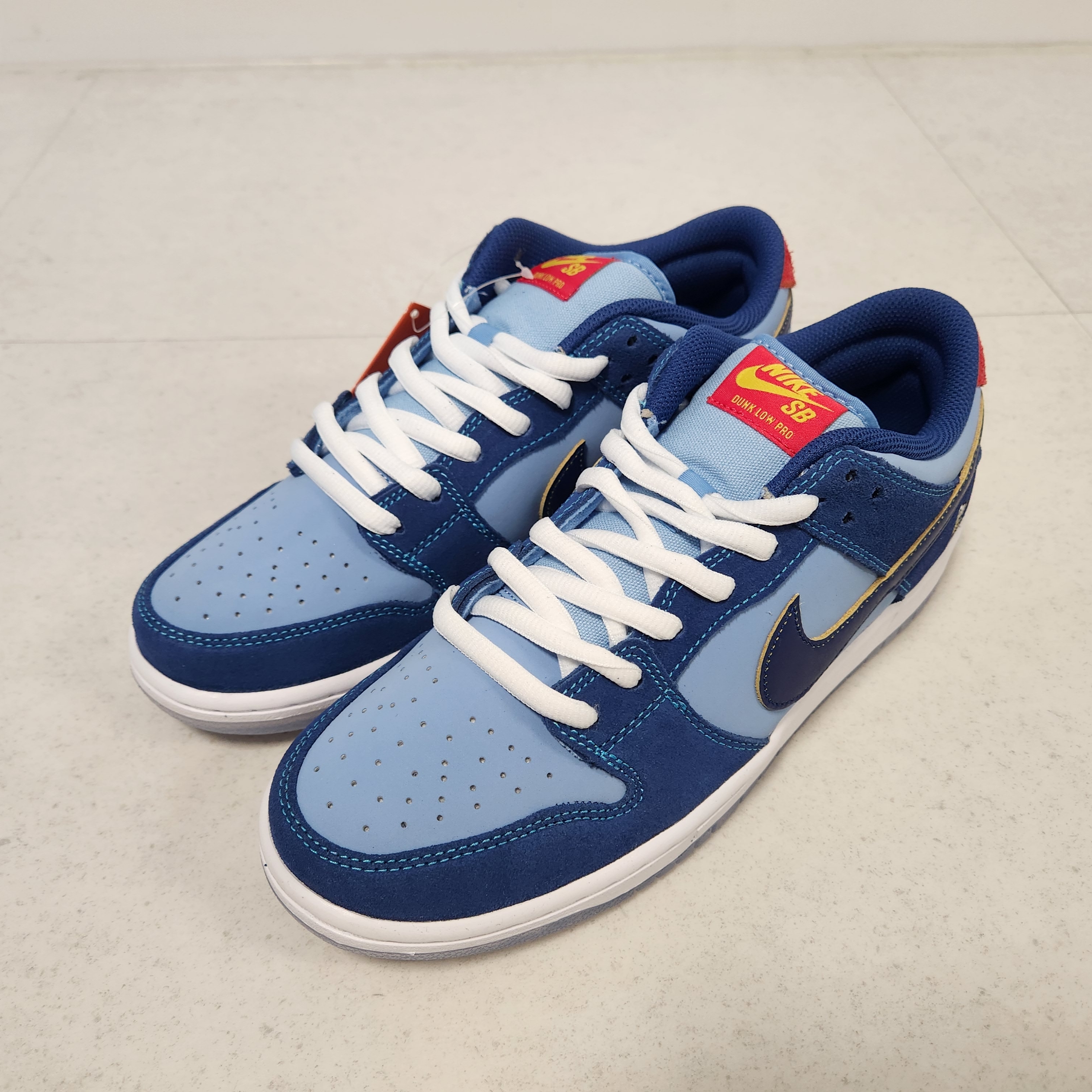 Nike x Why So Sad? SB Dunk Low Pro Coastal Blue 착용 스타일 - 1