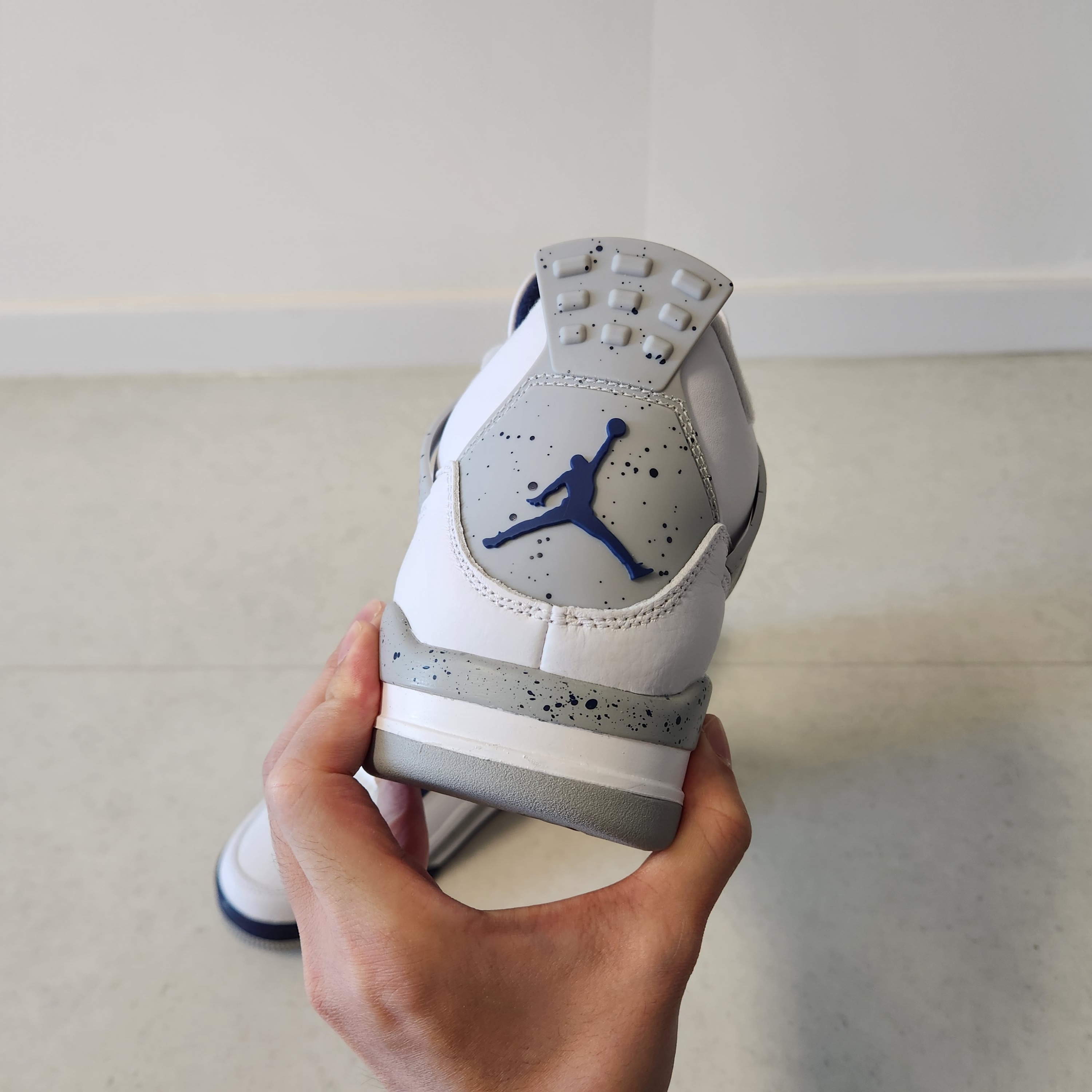 Jordan 4 Retro Midnight Navy 착용 스타일 - 3