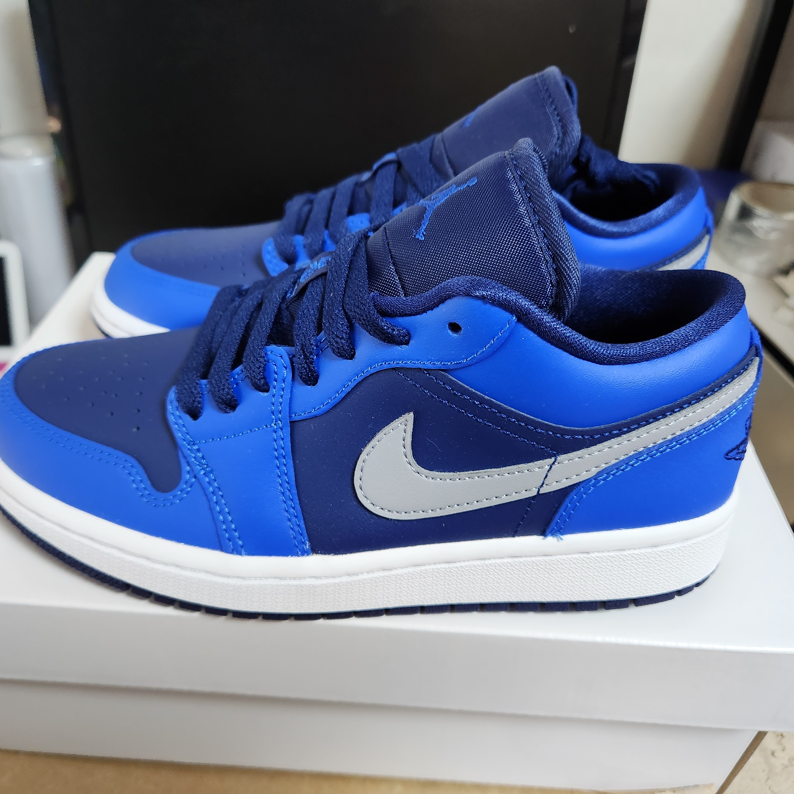 (W) Jordan 1 Low Game Royal 착용 스타일 - 2