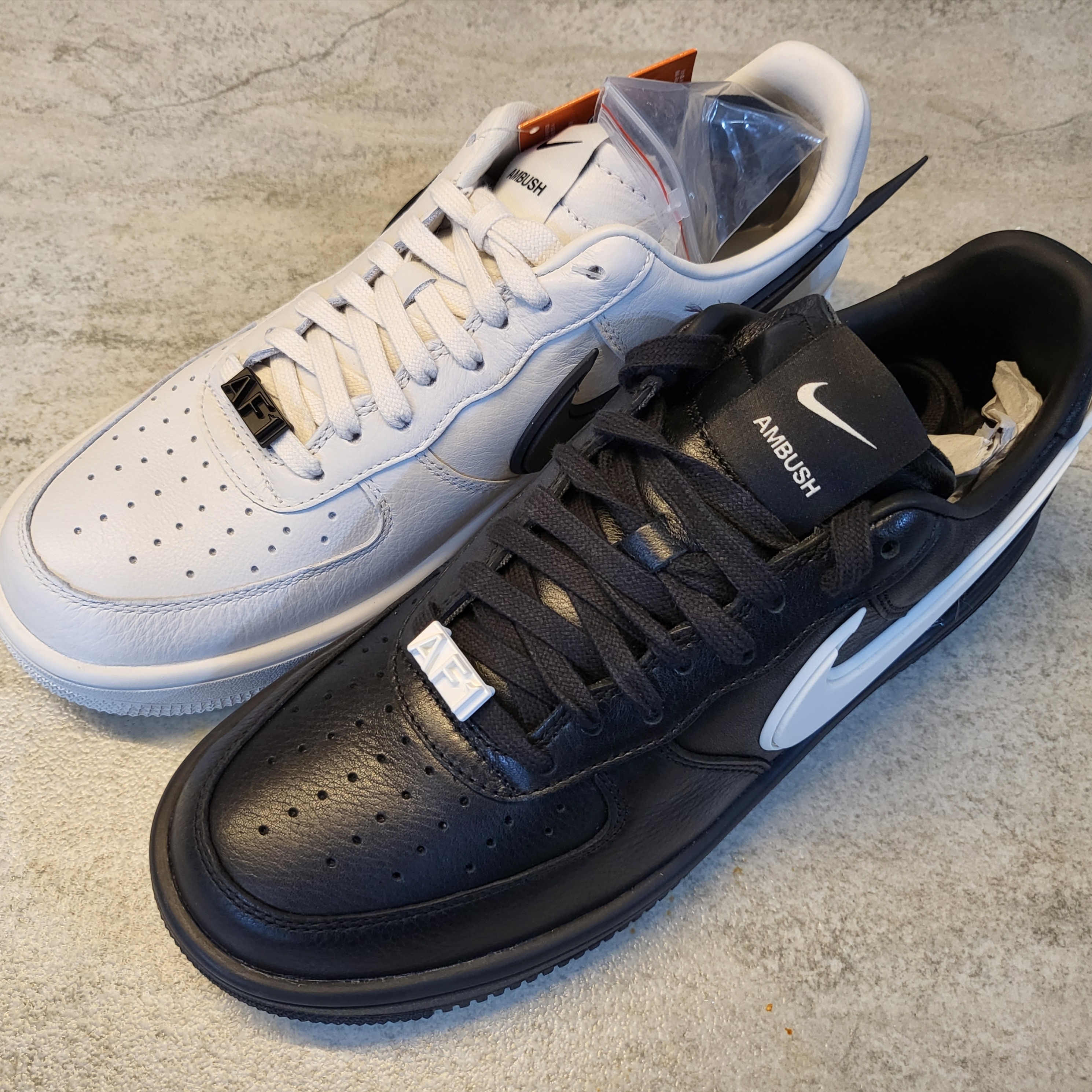 Nike x Ambush Air Force 1 Low SP Phantom, Nike x Ambush Air Force 1 Low SP Black 착용 스타일