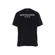 Wooyoungmi Cotton Back Logo T-shirt Black - 23SS