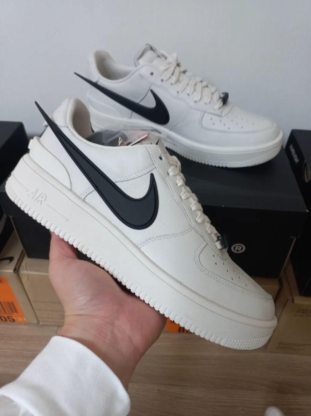 Nike x Ambush Air Force 1 Low SP Phantom, Nike x Ambush Air Force 1 Low SP Black 착용 스타일 - 1