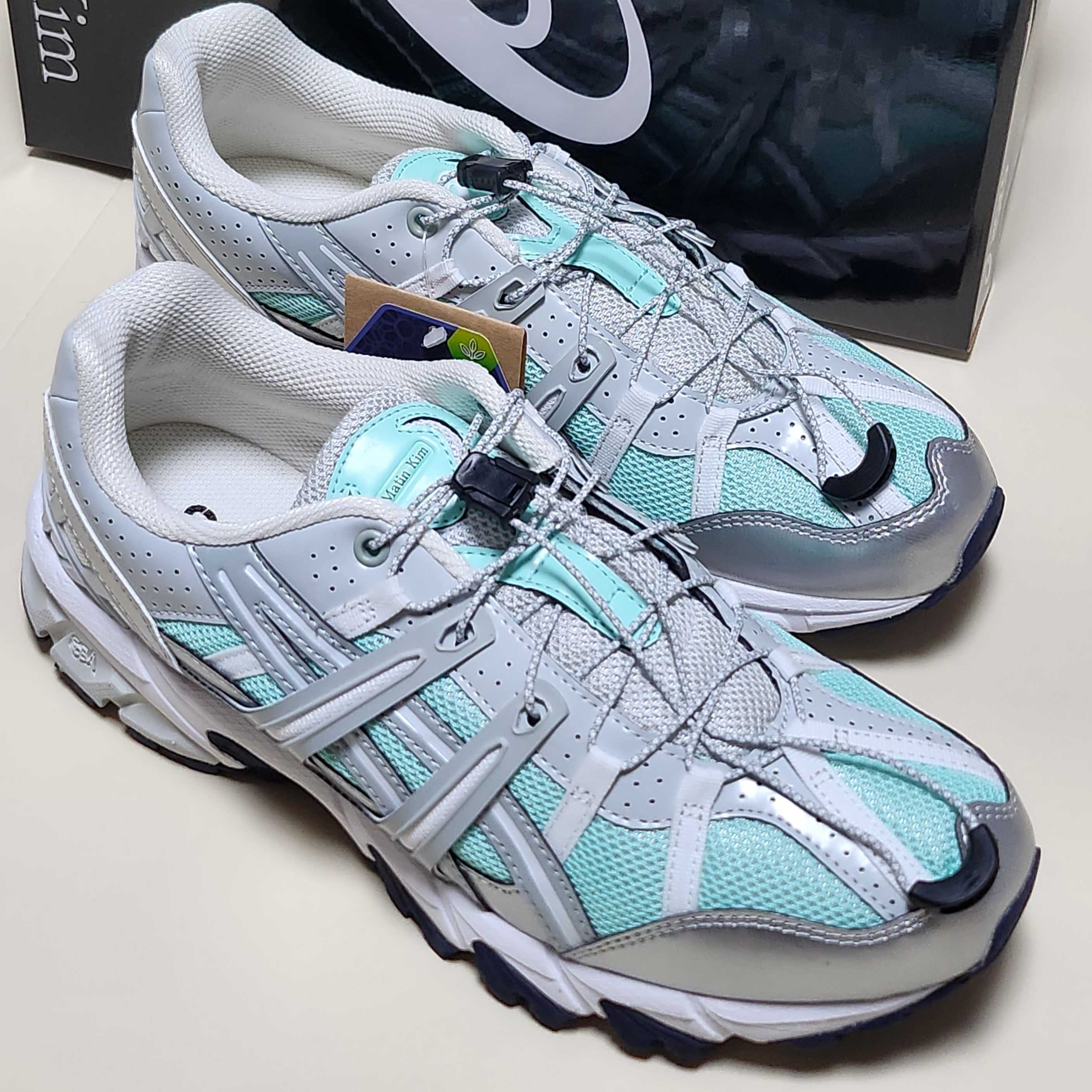 (W) Asics x Matin Kim Gel-Sonoma 15-50 Oasis Green Pure Silver 착용 스타일