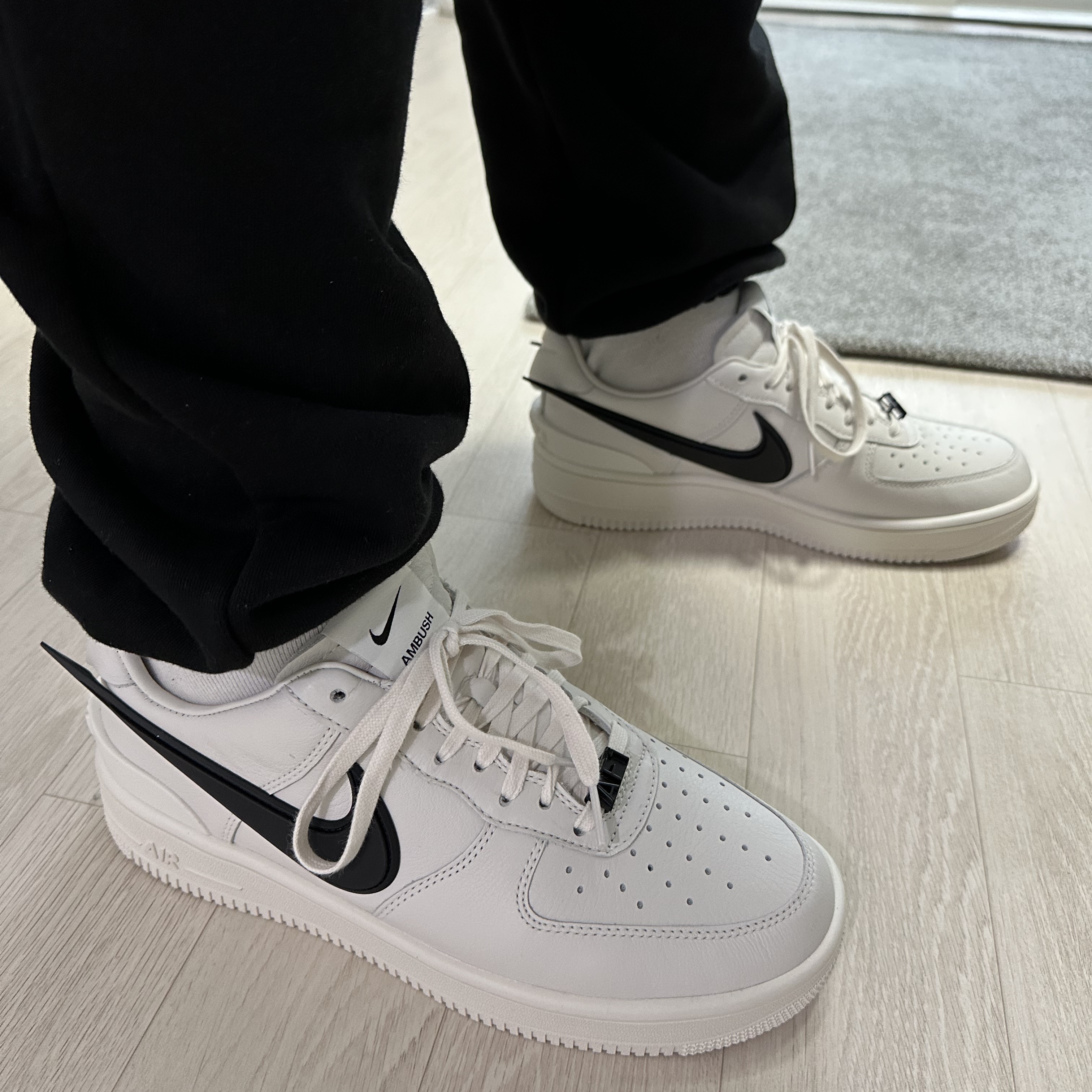 Nike x Ambush Air Force 1 Low SP Phantom 착용 스타일