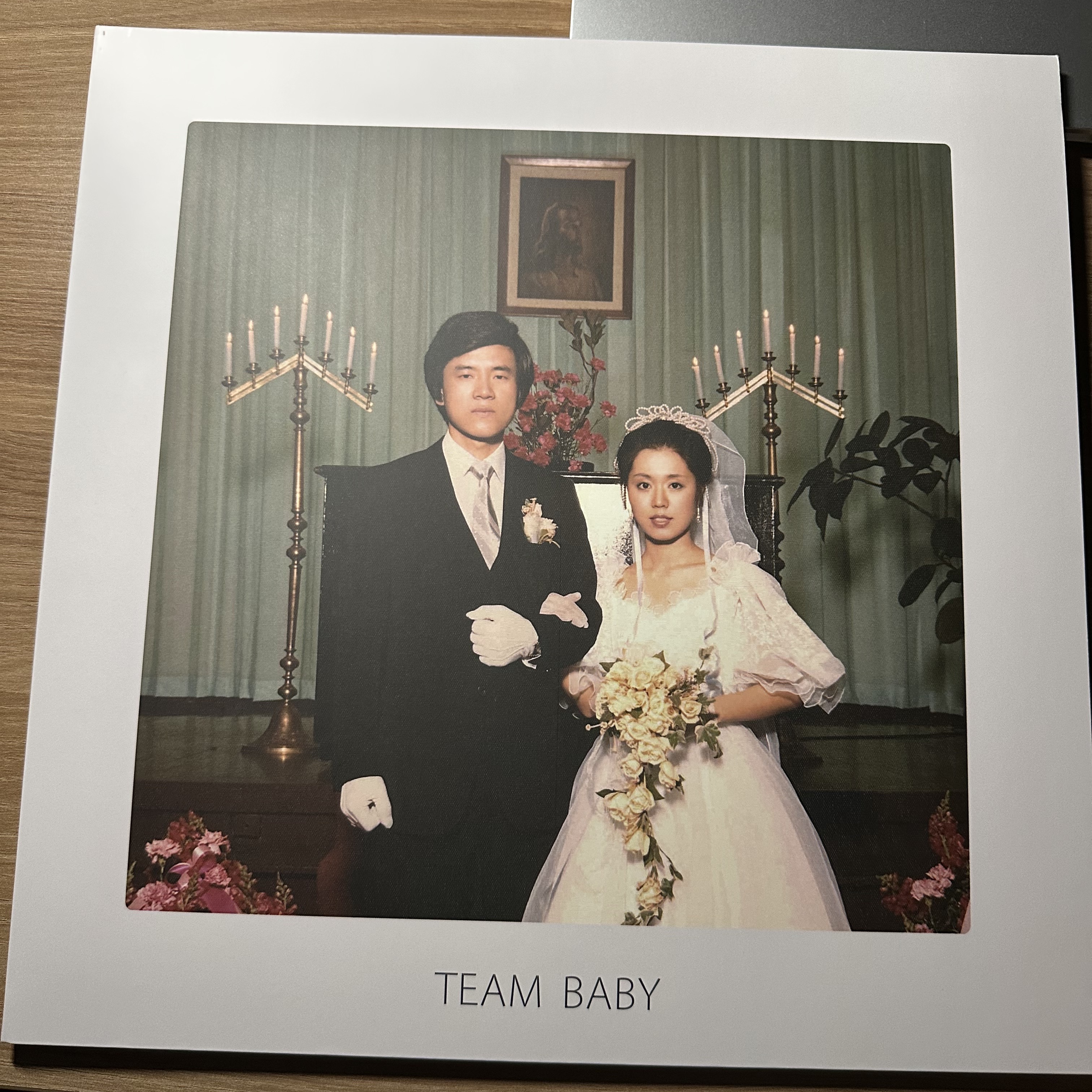 The Black Skirts 3rd Album Part 1 Team Baby LP Splatter Color 착용 스타일 - 1