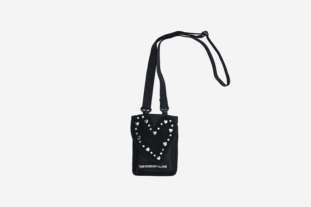 ☆関税込☆THE MUSEUM VISITOR★HEART STUD MINI BAG★ MUSINSA | THE MUSEUM VISITOR HEART STUD MINI BAG - SILVER