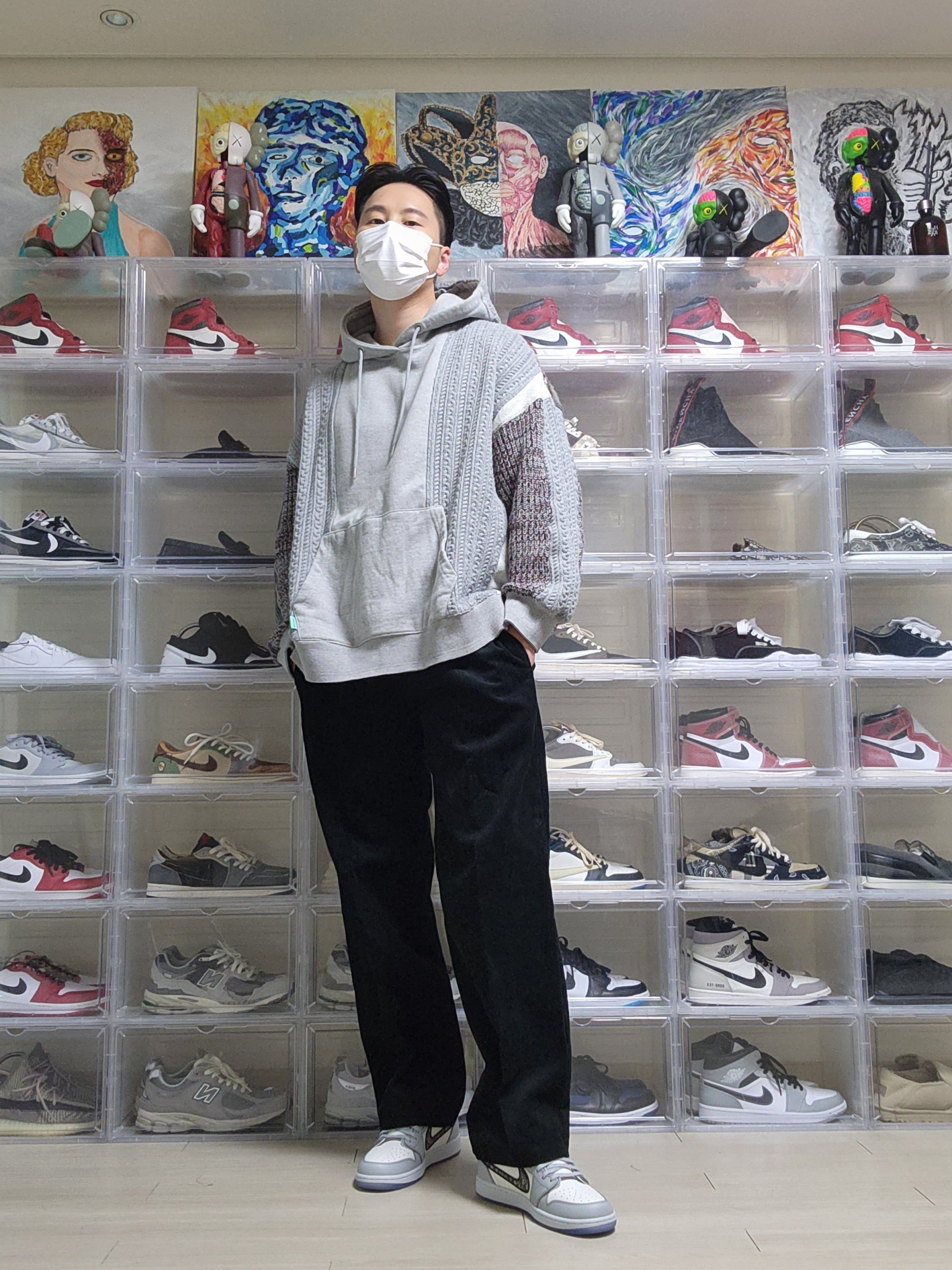 Jordan 1 x Dior Low OG 착용 스타일
