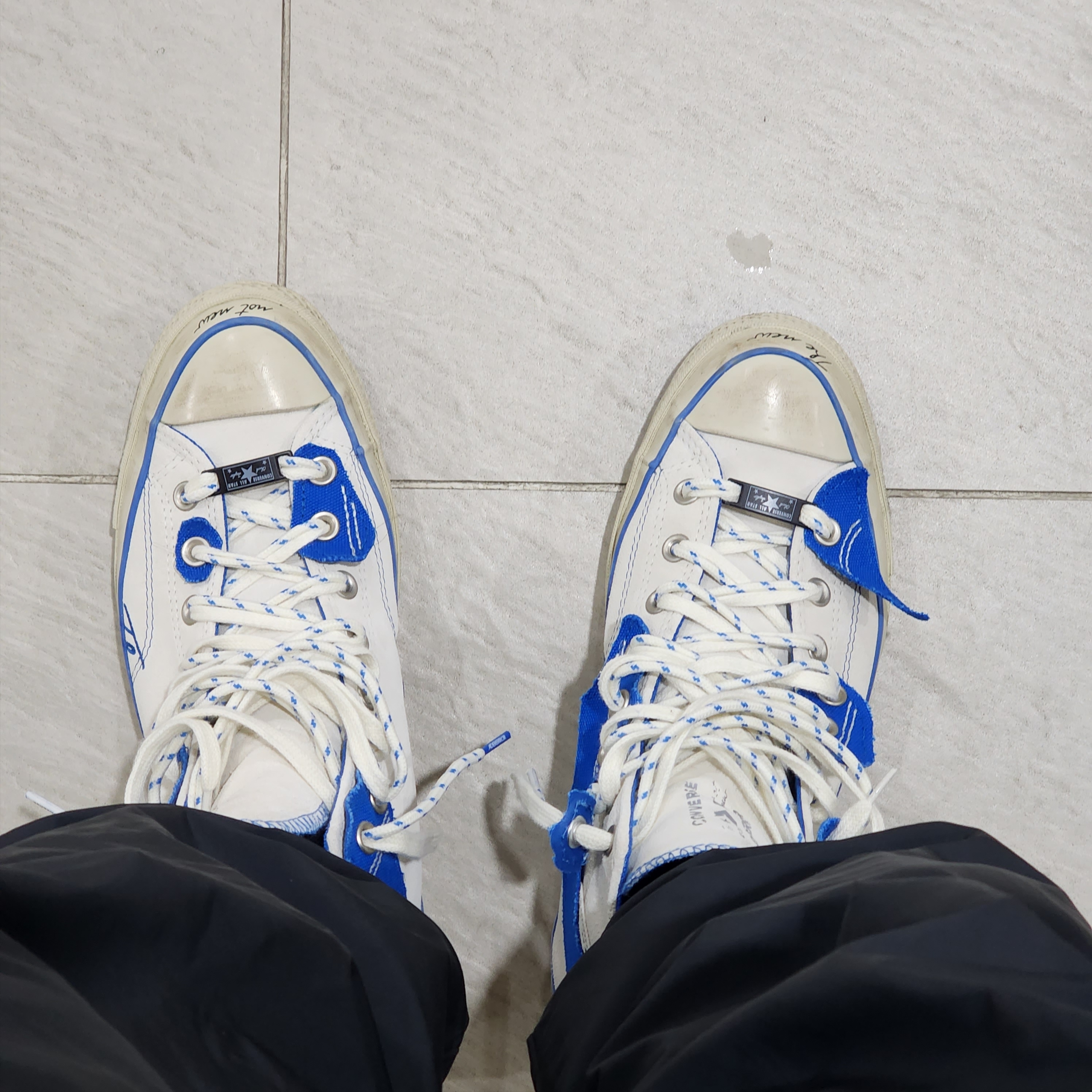 Converse x Ader Error Chuck 70 High White 착용 스타일